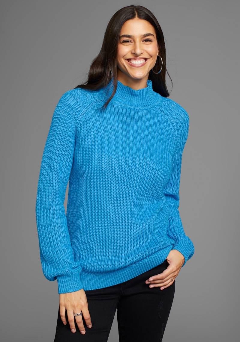 Laura Scott Strickpullover, mit Stehkragen von Laura Scott