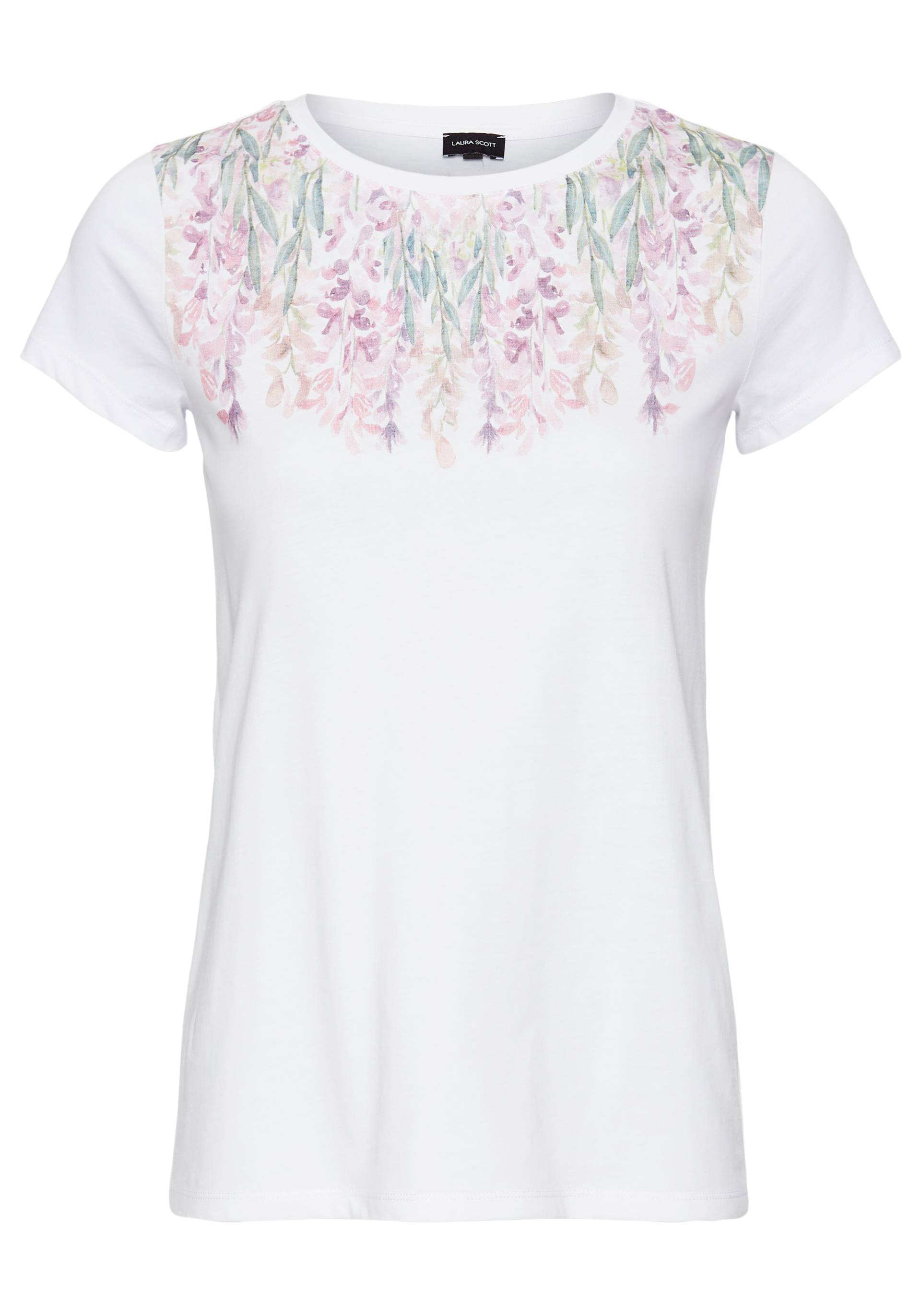 Laura Scott T-Shirt, mit romantischen Floralprint in Pastellfarben - NEUE KOLLEKTION von Laura Scott