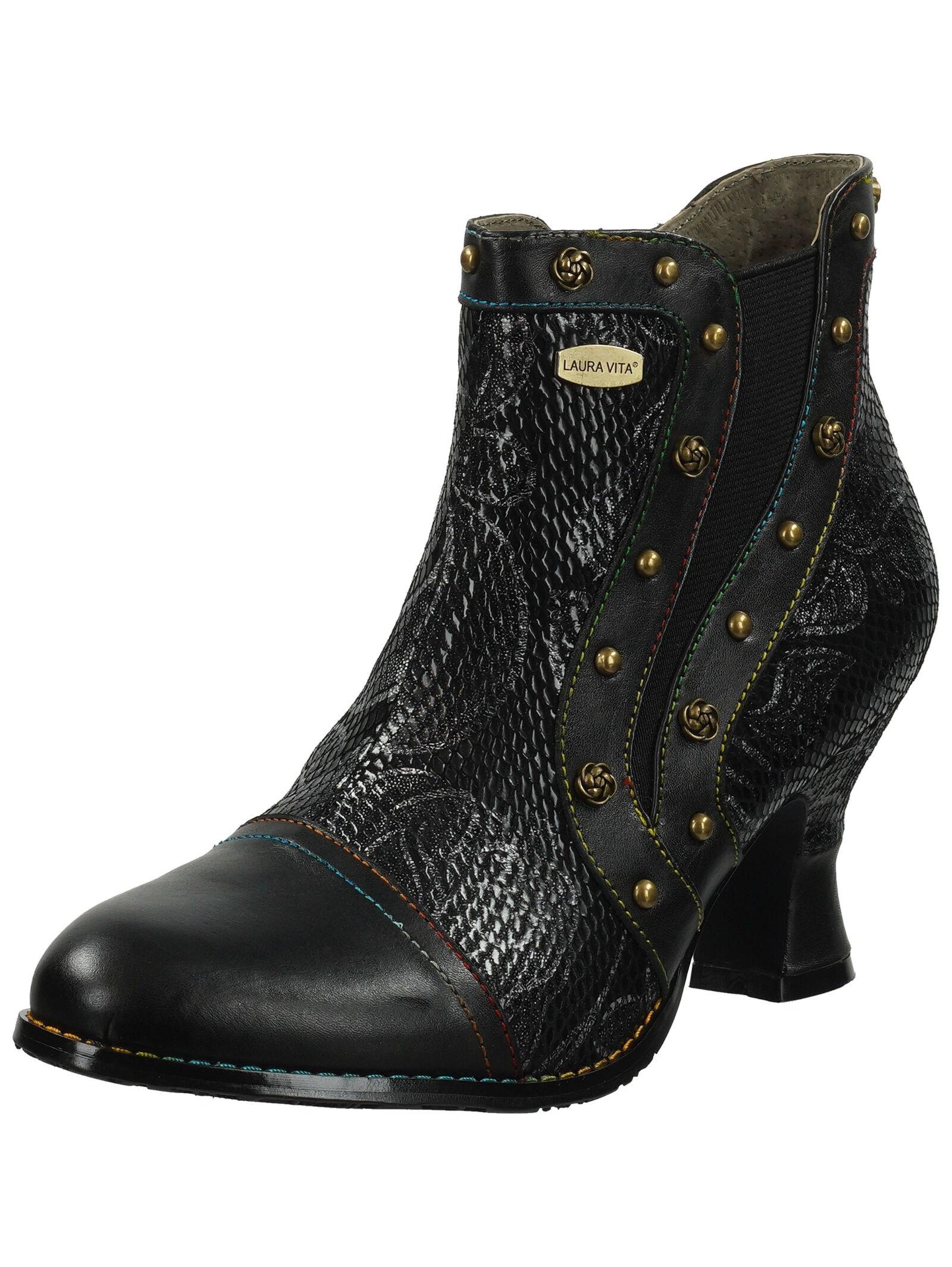 Stiefelette Gicgaso 01 Damen Schwarz 40 von Laura Vita