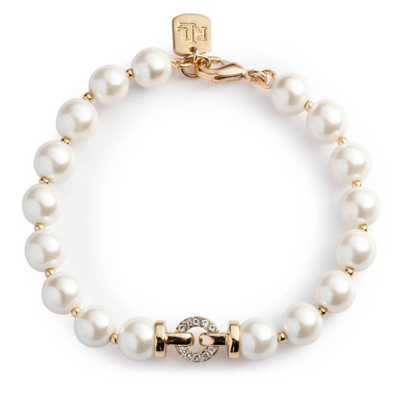 Armband LAUREN RALPH LAUREN Br 7.25In Pearl Flex 14B00465 Weiß von Lauren Ralph Lauren