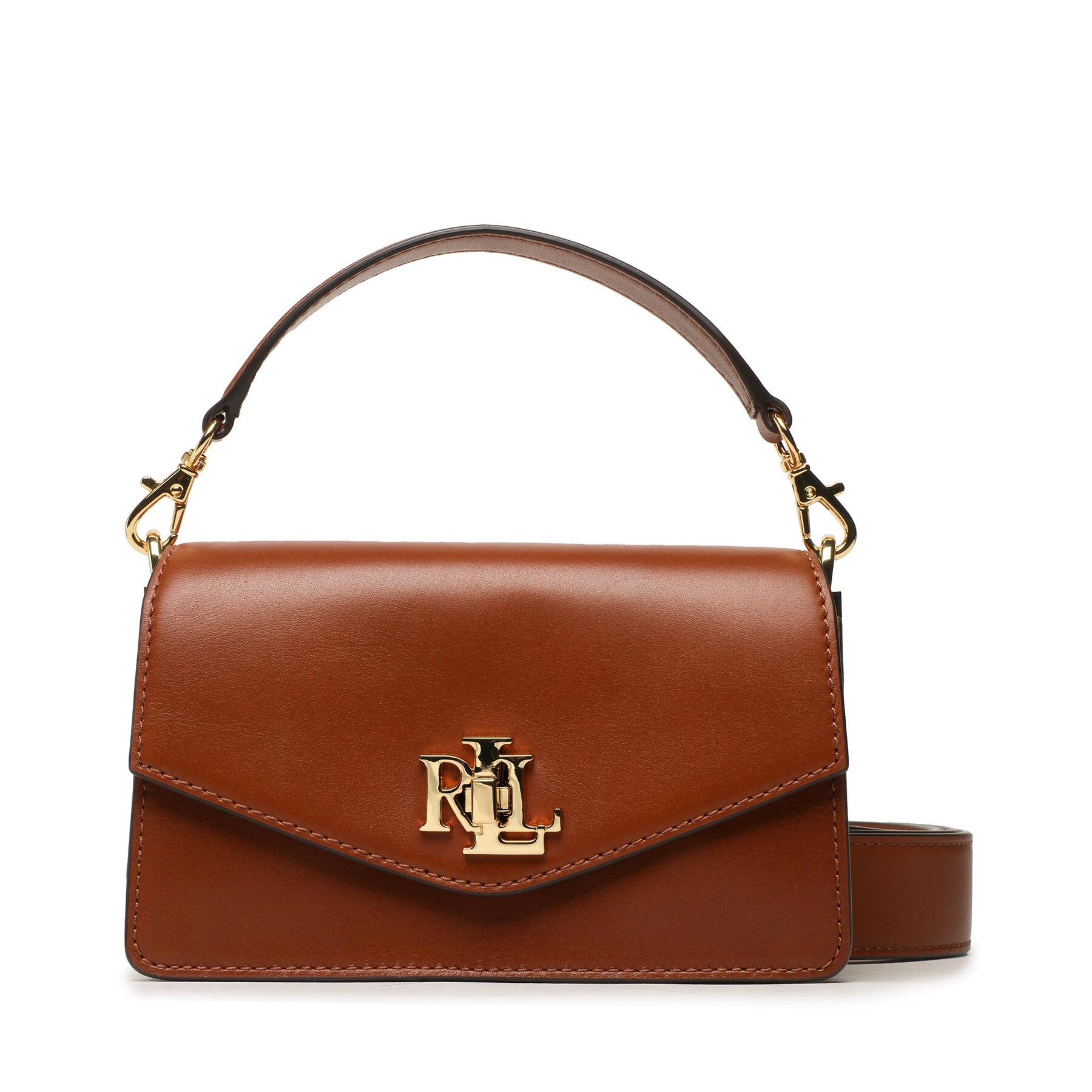 Handtasche Lauren Ralph Lauren Tayler 19 431876437002 Braun von Lauren Ralph Lauren