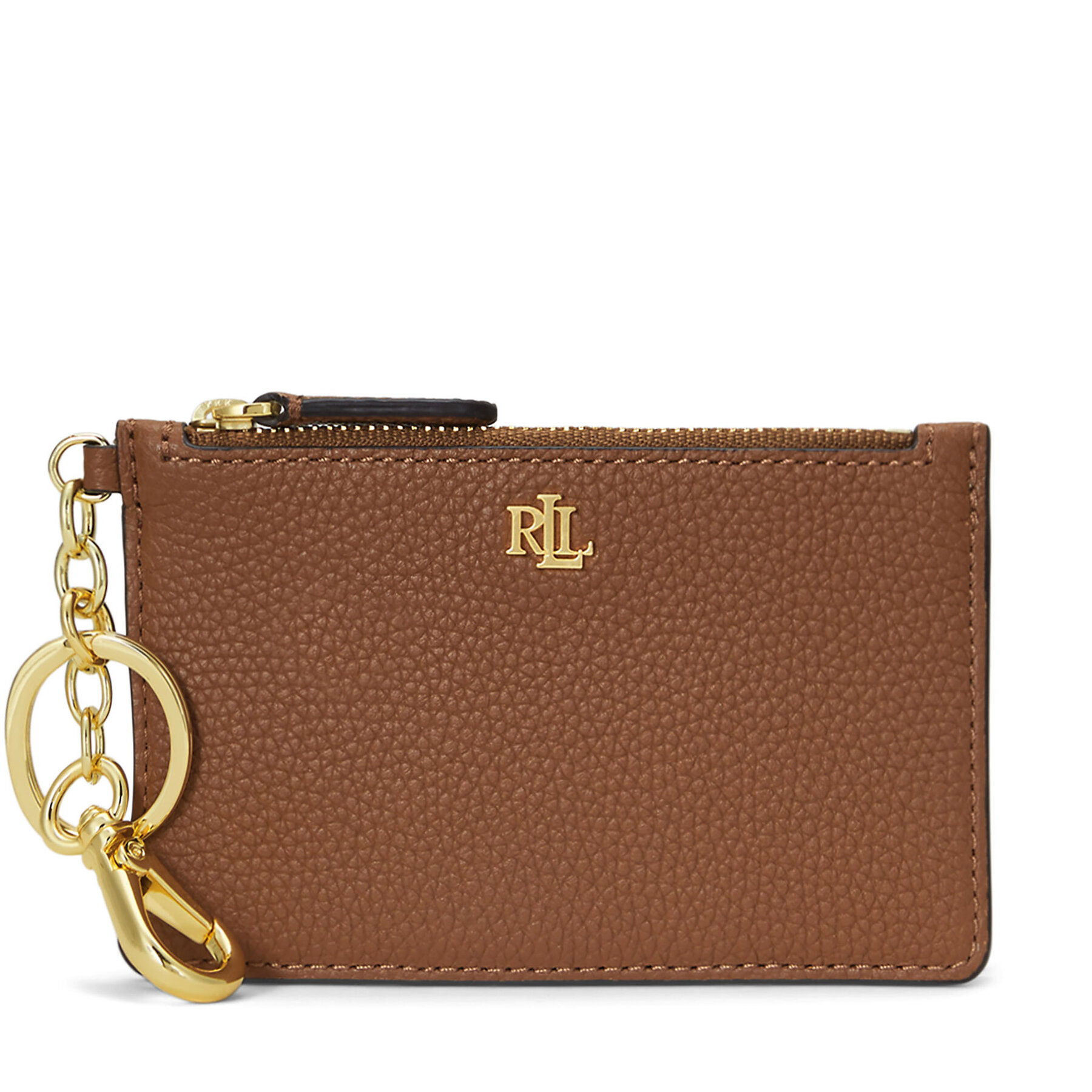 Kreditkartenetui Lauren Ralph Lauren Zip Card Cas 432947628002 Braun von Lauren Ralph Lauren