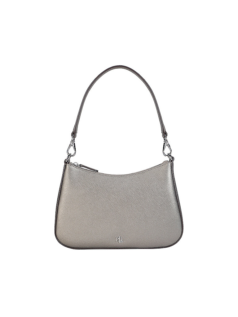 LAUREN RALPH LAUREN Ledertasche - Henkeltasche DANNI 26 Medium silber von Lauren Ralph Lauren