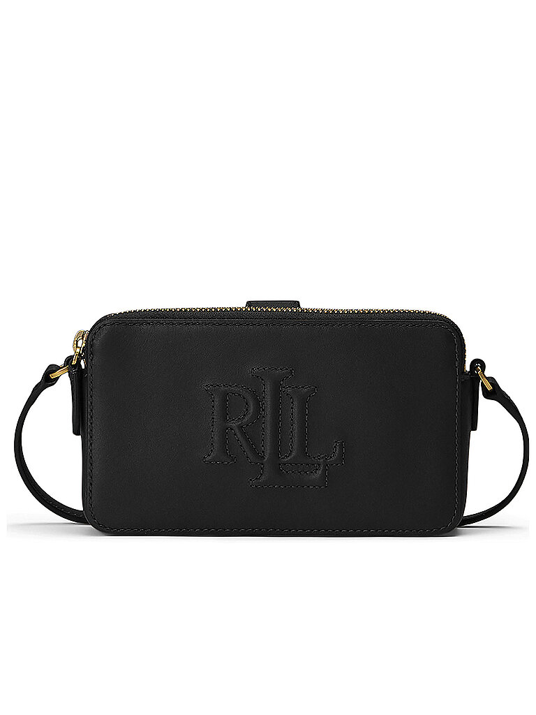 LAUREN RALPH LAUREN Ledertasche - Mini Bag schwarz von Lauren Ralph Lauren