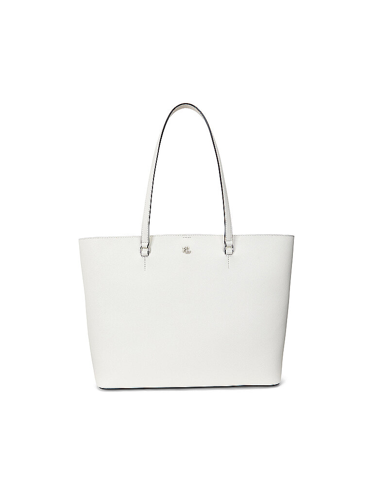 LAUREN RALPH LAUREN Ledertasche - Shopper KARLY TOTE Large weiss von Lauren Ralph Lauren