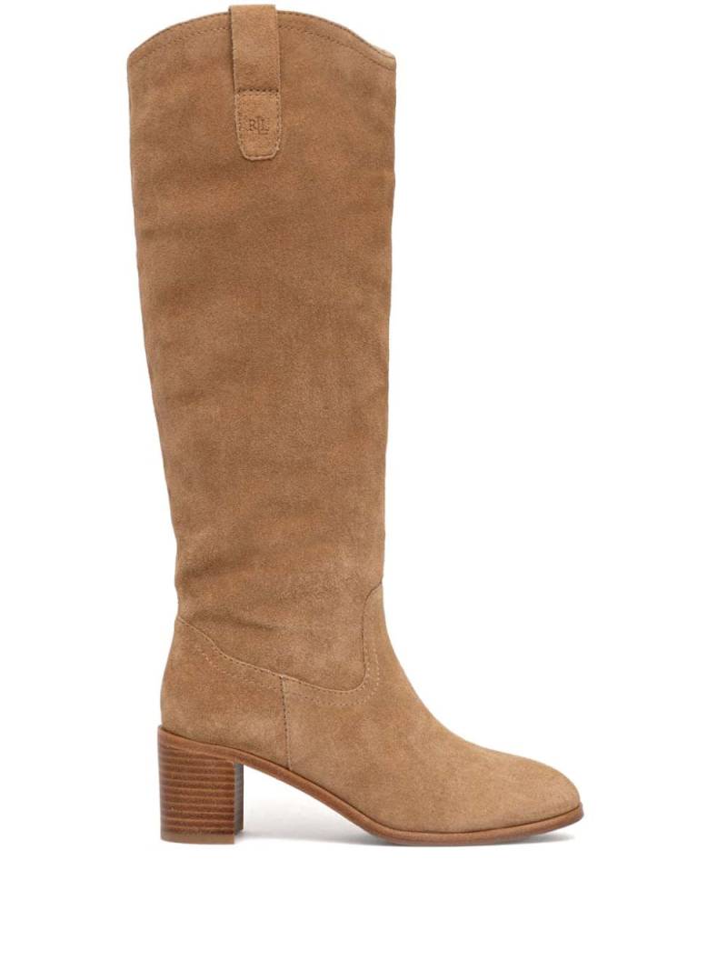 Lauren Ralph Lauren 50mm Carla boots - Neutrals von Lauren Ralph Lauren