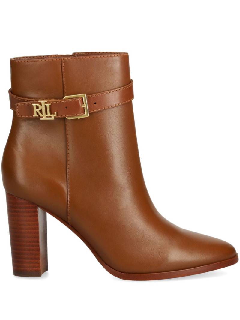 Lauren Ralph Lauren 85mm Lauren ankle boots - Brown von Lauren Ralph Lauren