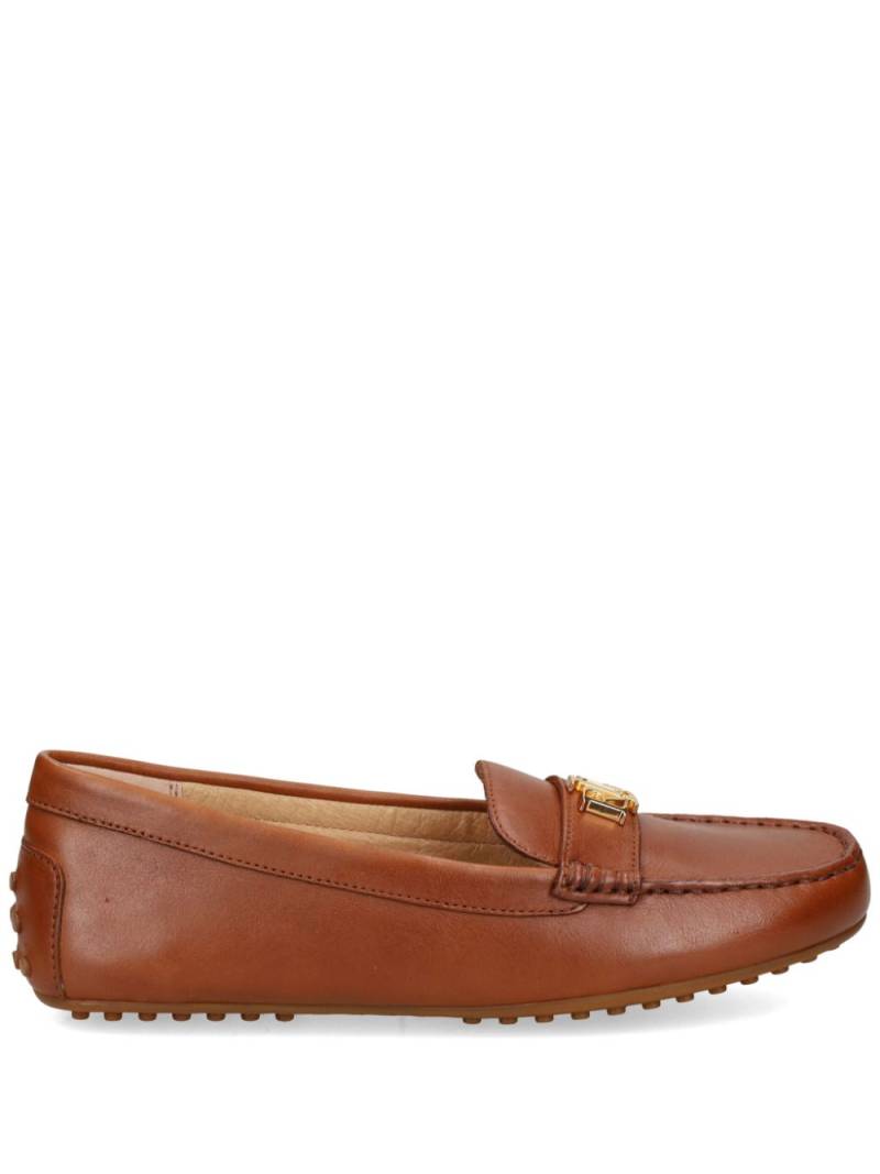 Lauren Ralph Lauren Barnsbury leather driving shoes - Brown von Lauren Ralph Lauren