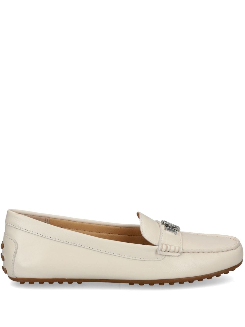 Lauren Ralph Lauren Barnsbury leather driving shoes - White von Lauren Ralph Lauren