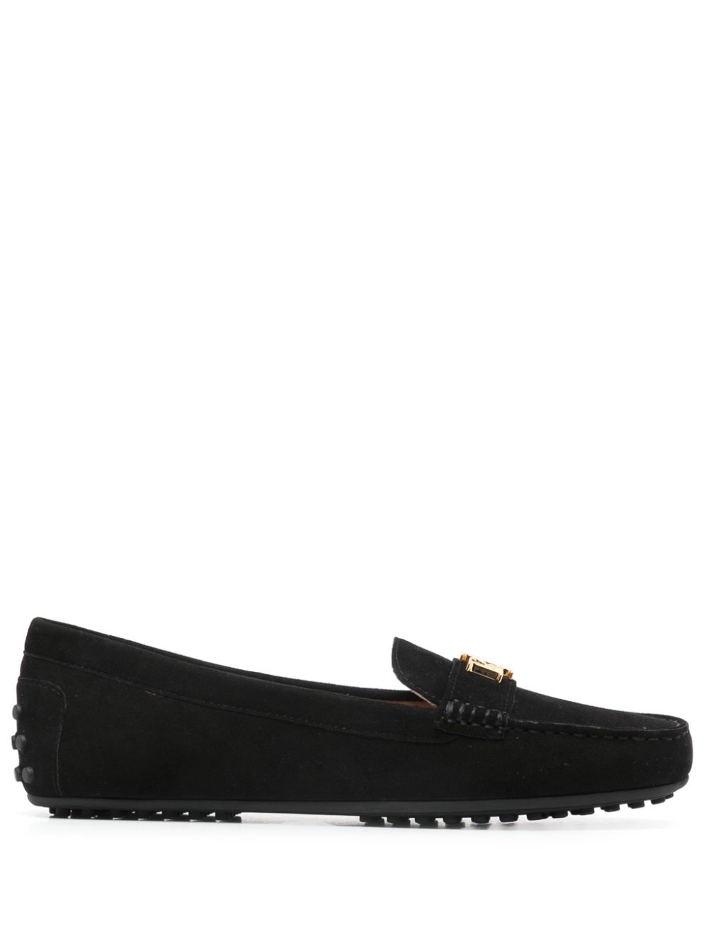 Lauren Ralph Lauren Barnsbury suede loafers - Black von Lauren Ralph Lauren