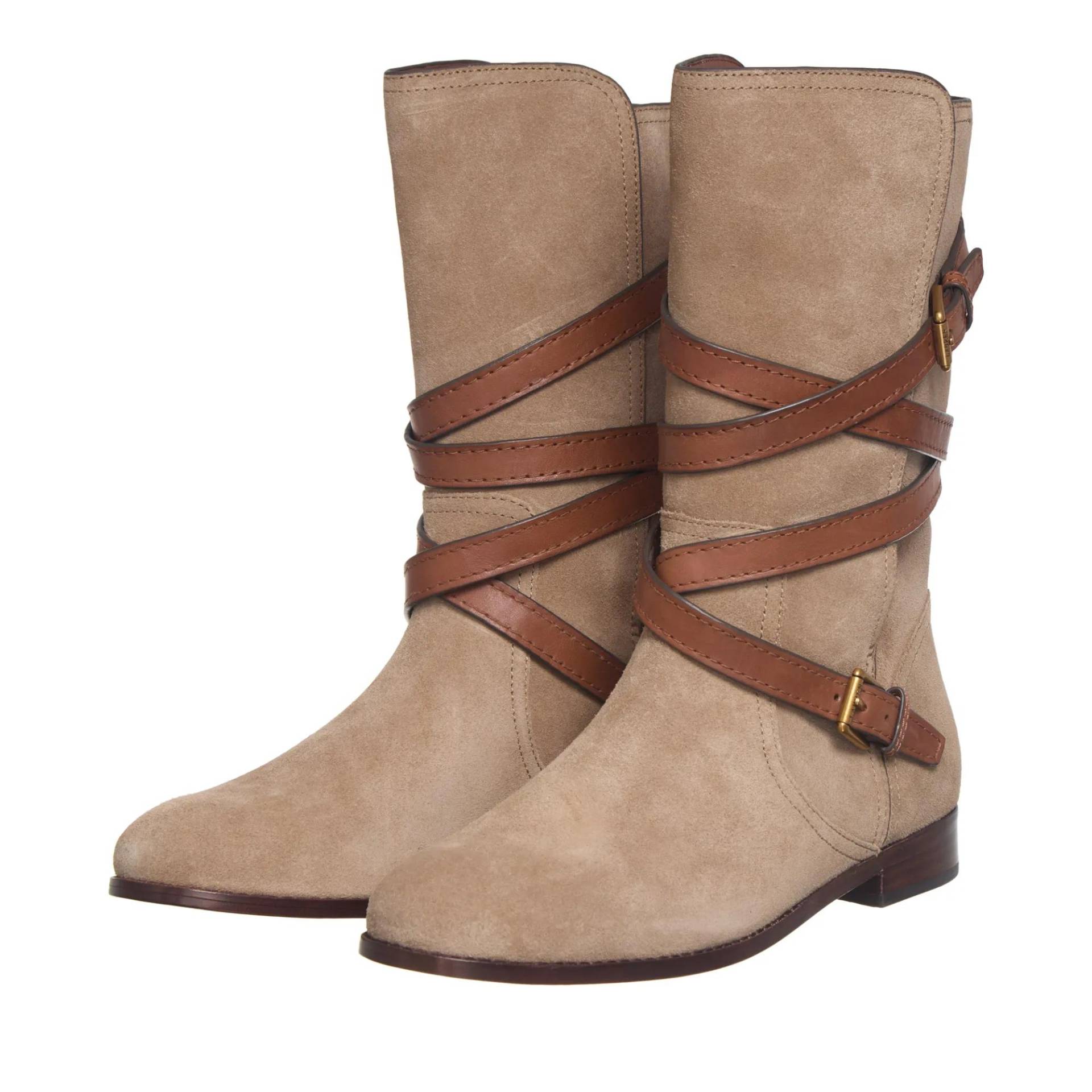 Lauren Ralph Lauren Stiefel & Boots - Briannah Boots Mid Boot - Gr. 36 (EU) - in Braun - für Damen von Lauren Ralph Lauren