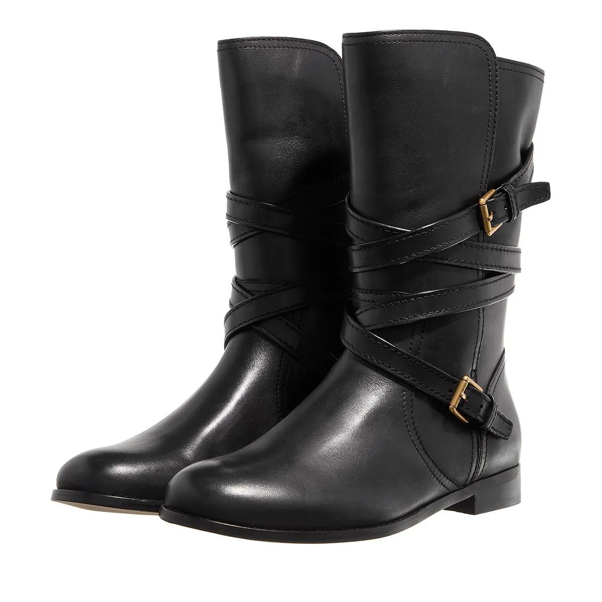 Lauren Ralph Lauren Stiefel & Boots - Briannah Boots Mid Boot - Gr. 36 (EU) - in Schwarz - für Damen von Lauren Ralph Lauren