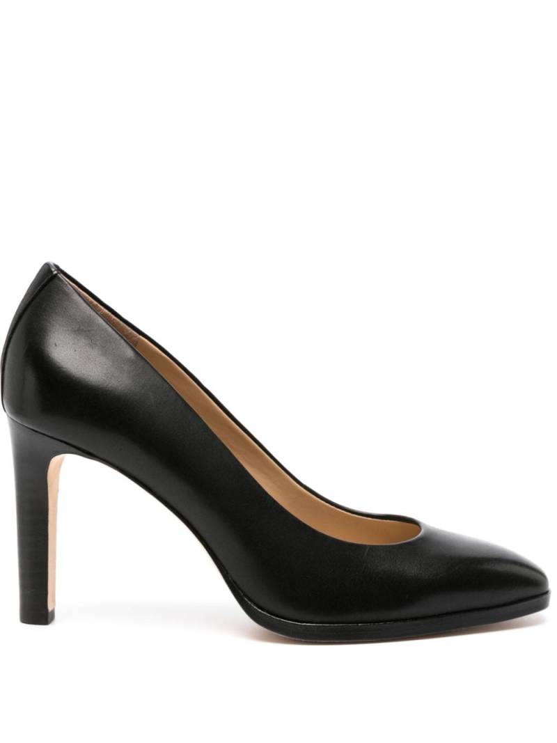 Lauren Ralph Lauren Camila 85mm leather pumps - Black von Lauren Ralph Lauren