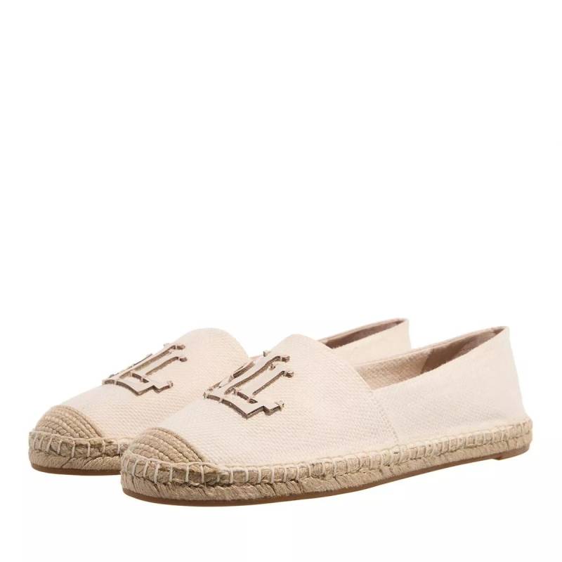 Lauren Ralph Lauren Espadrilles - Cameryn Logo Espadrilles Flat - Gr. 36 (EU) - in Beige - für Damen von Lauren Ralph Lauren