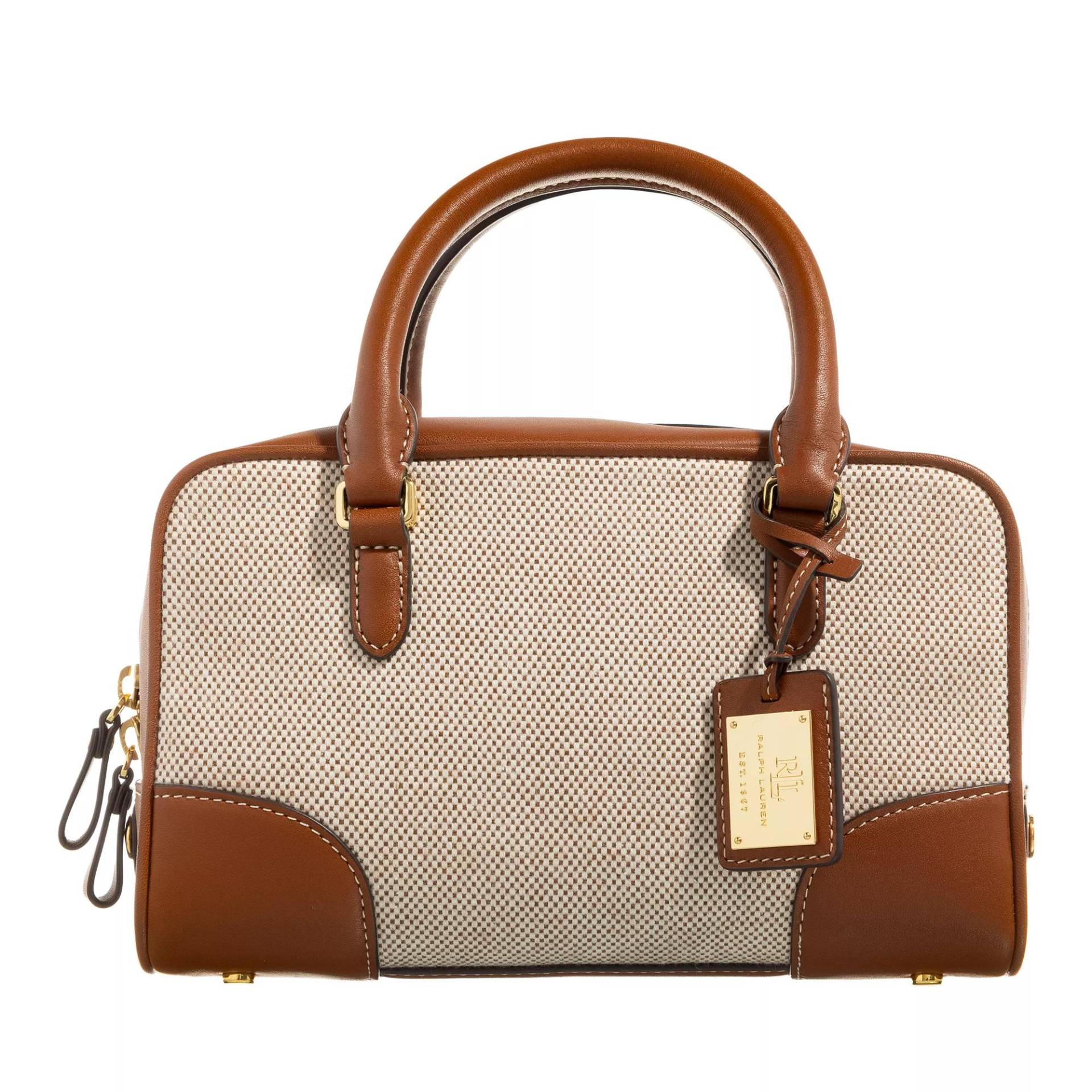 Lauren Ralph Lauren Henkeltasche - Emerie Satchel Small - Gr. unisize - in Beige - für Damen von Lauren Ralph Lauren