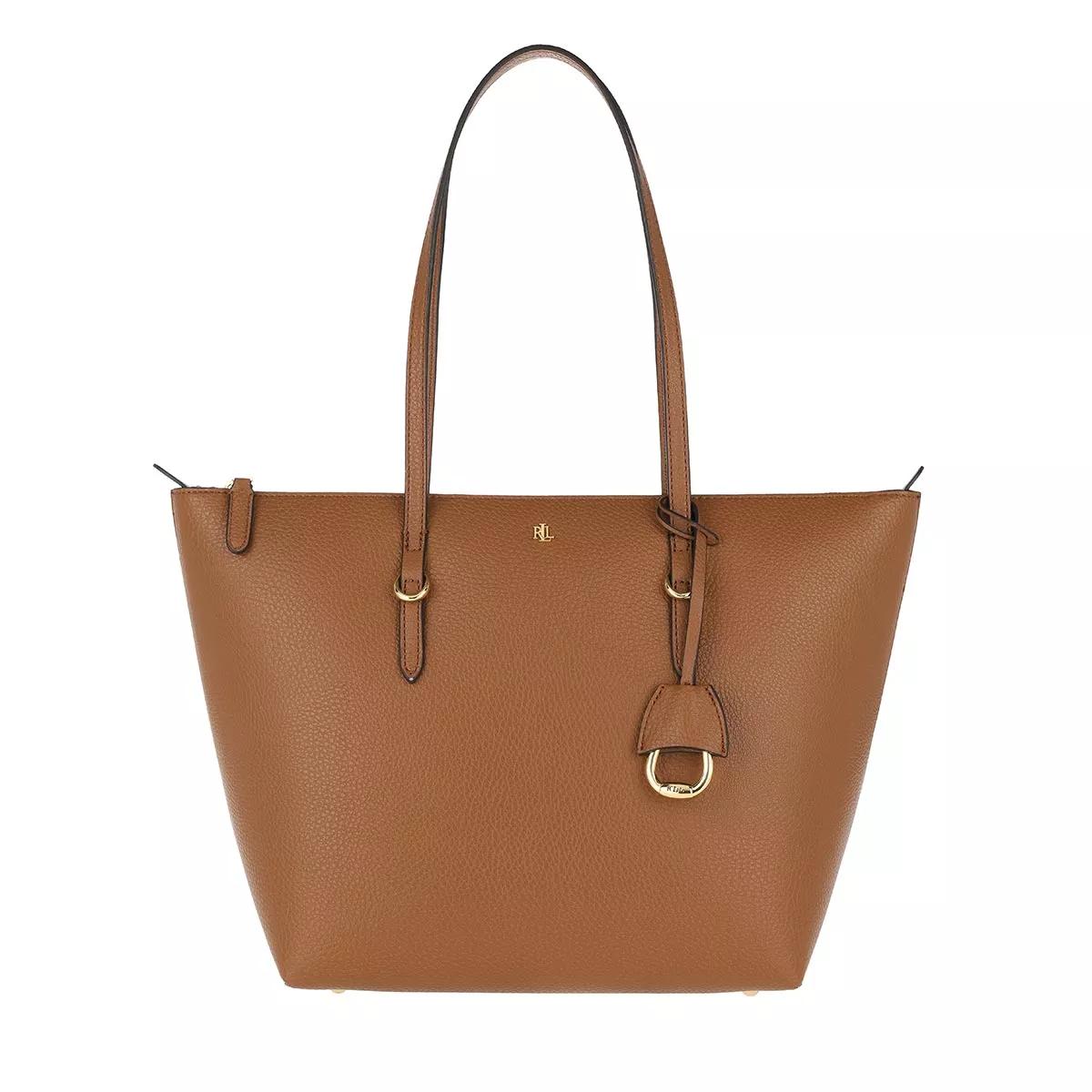 Lauren Ralph Lauren Henkeltasche - Keaton 26 Tote Small - Gr. unisize - in Cognacbraun - für Damen von Lauren Ralph Lauren