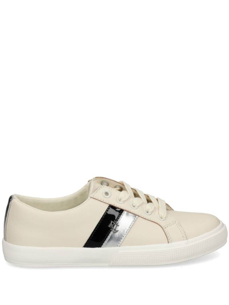 Lauren Ralph Lauren Janson II leather sneakers - Neutrals von Lauren Ralph Lauren