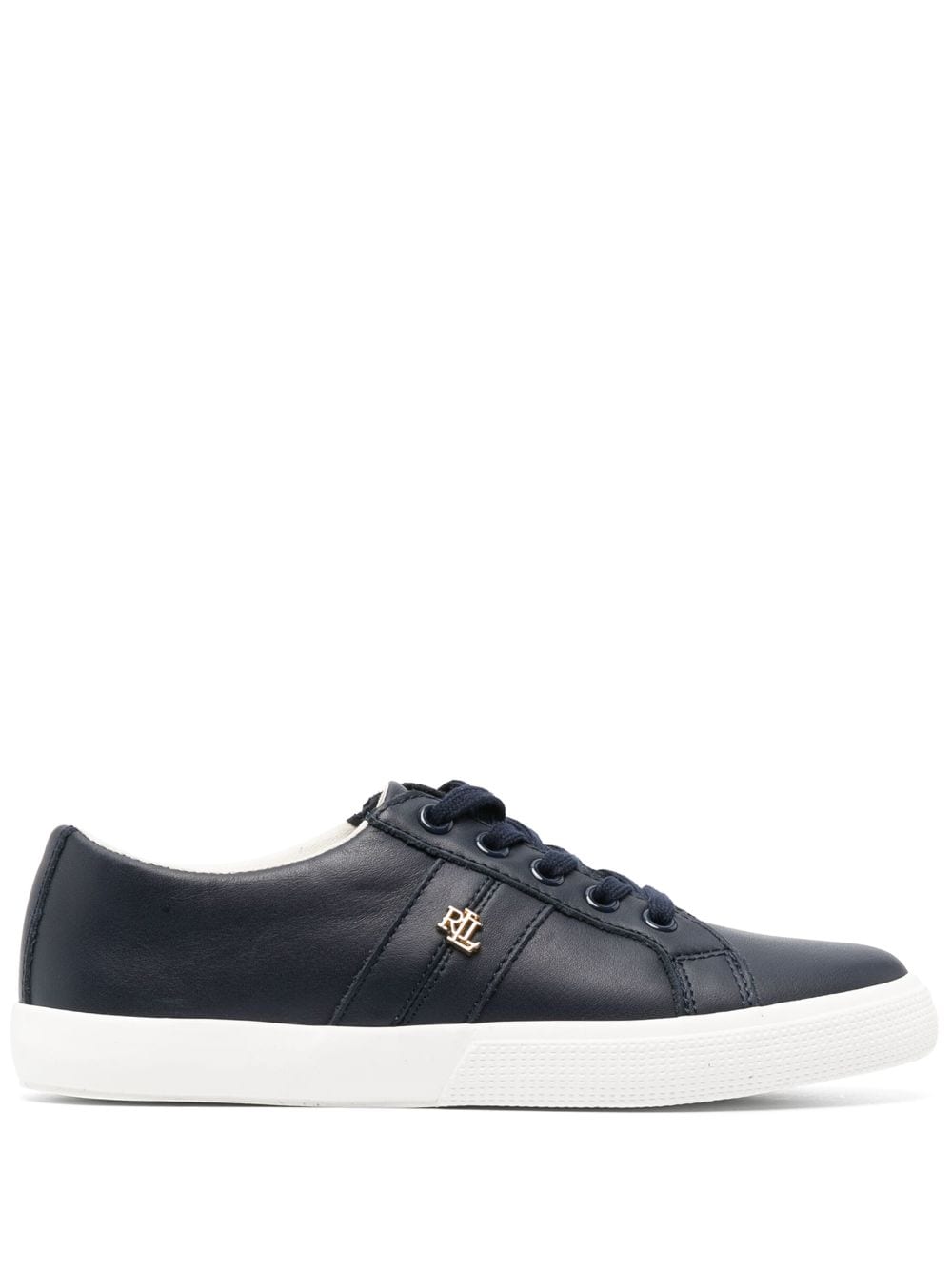 Lauren Ralph Lauren Janson logo-plaque sneakers - Blue von Lauren Ralph Lauren