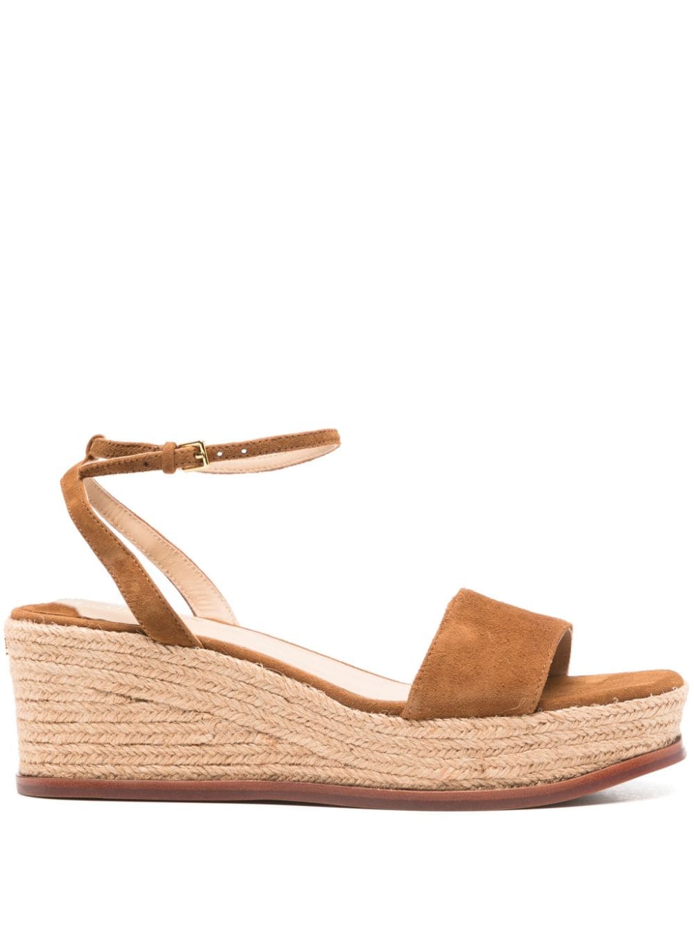 Lauren Ralph Lauren Leona 35mm suede espadrilles - Brown von Lauren Ralph Lauren