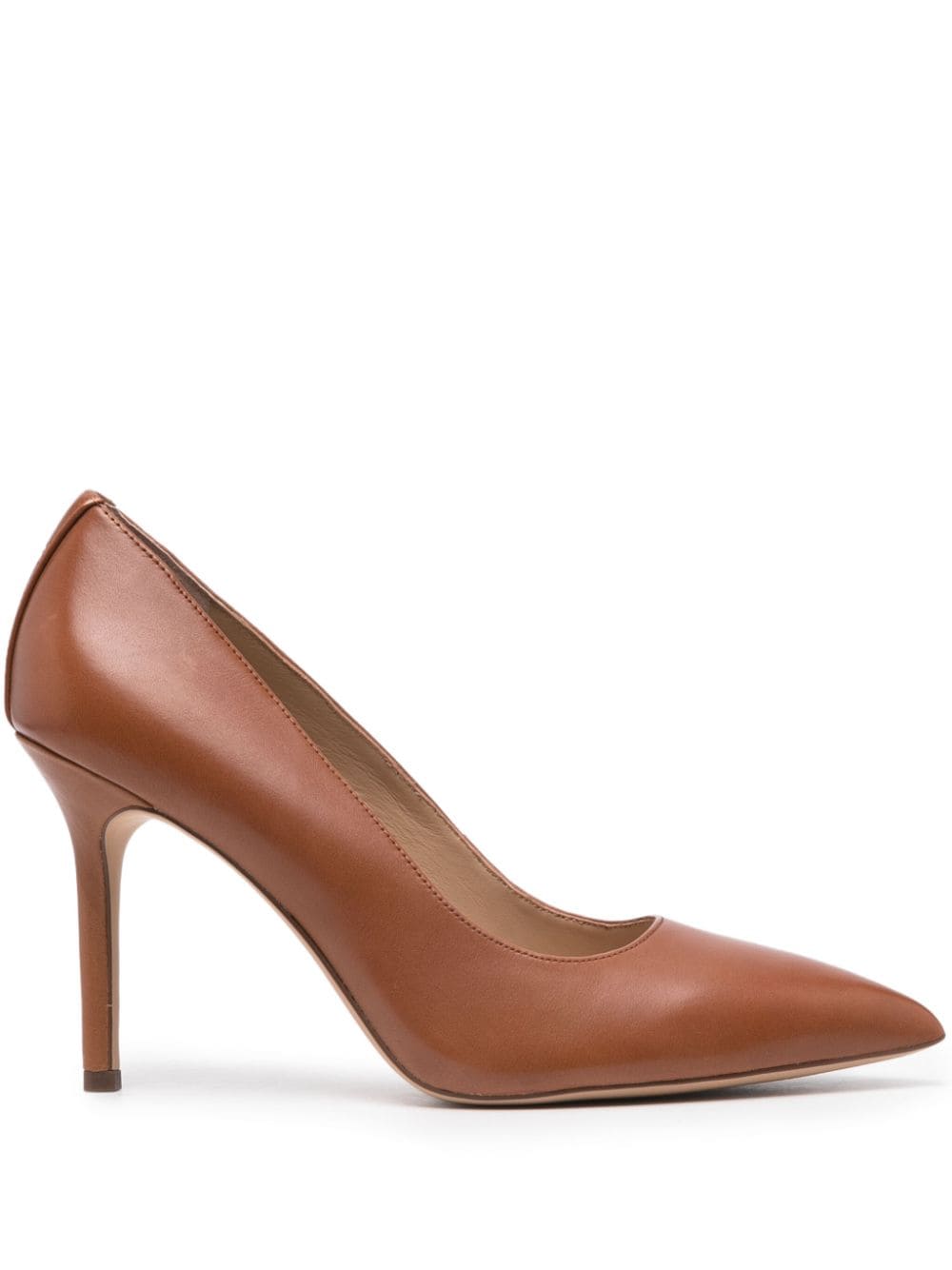 Lauren Ralph Lauren Lindella 95mm leather pumps - Brown von Lauren Ralph Lauren