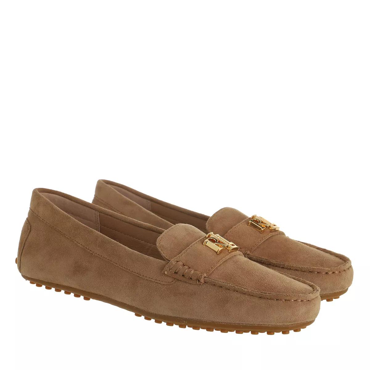 Lauren Ralph Lauren Loafer - Barnsbury Flats Casual - Gr. 38 (EU) - in Beige - für Damen von Lauren Ralph Lauren