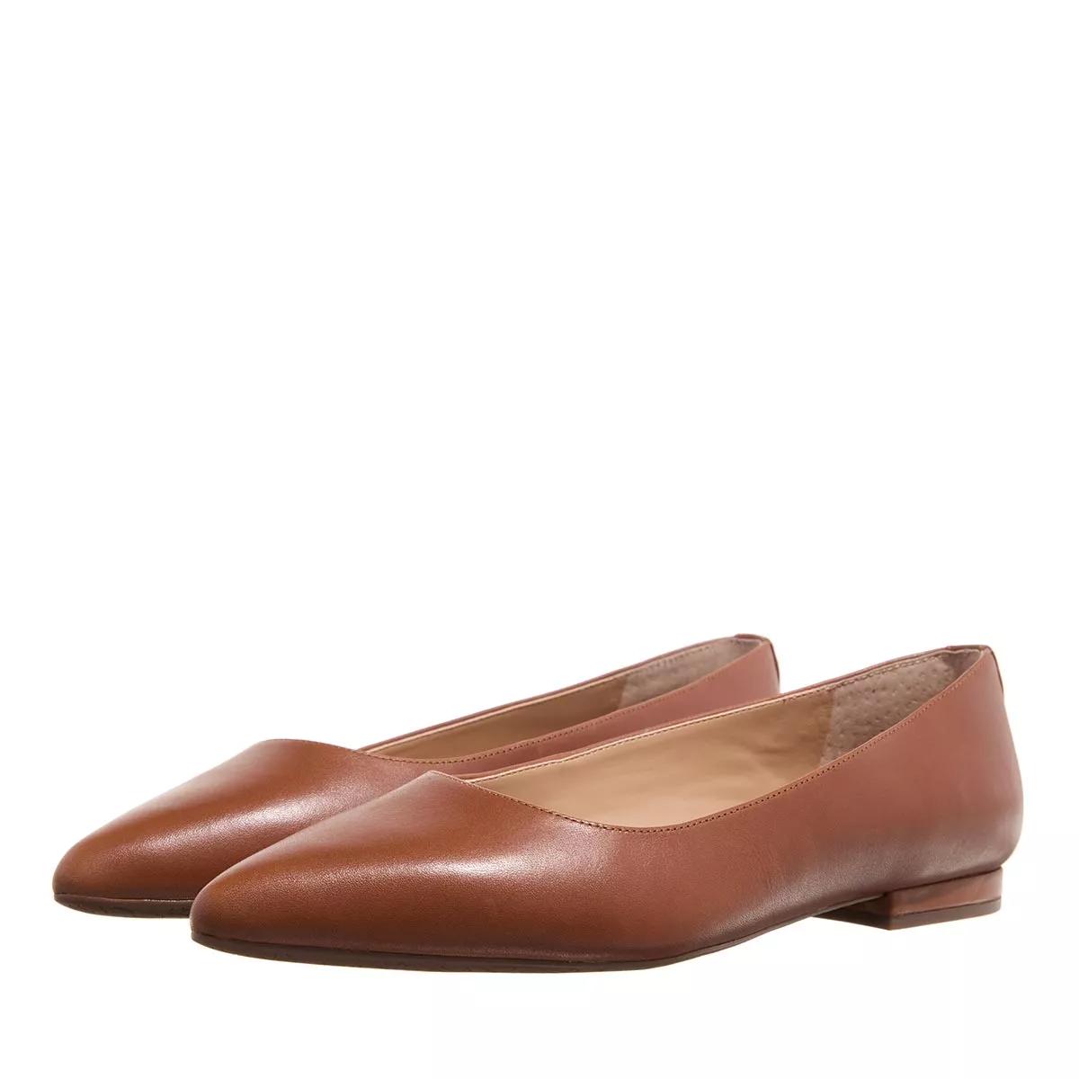 Lauren Ralph Lauren Loafers & Ballerinas - Londyn Flats Ballet - Gr. 37 (EU) - in Braun - für Damen von Lauren Ralph Lauren