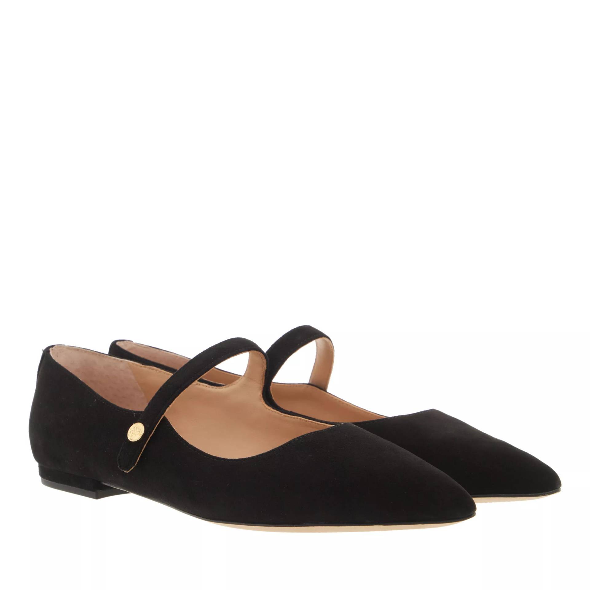 Lauren Ralph Lauren Loafer - Londyn Mj Flats Mary Jane - Gr. 36 (EU) - in Schwarz - für Damen von Lauren Ralph Lauren