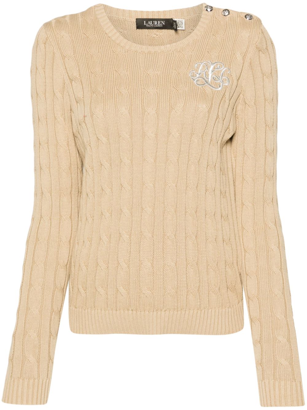 Lauren Ralph Lauren Montiva cable-knit jumper - Neutrals von Lauren Ralph Lauren