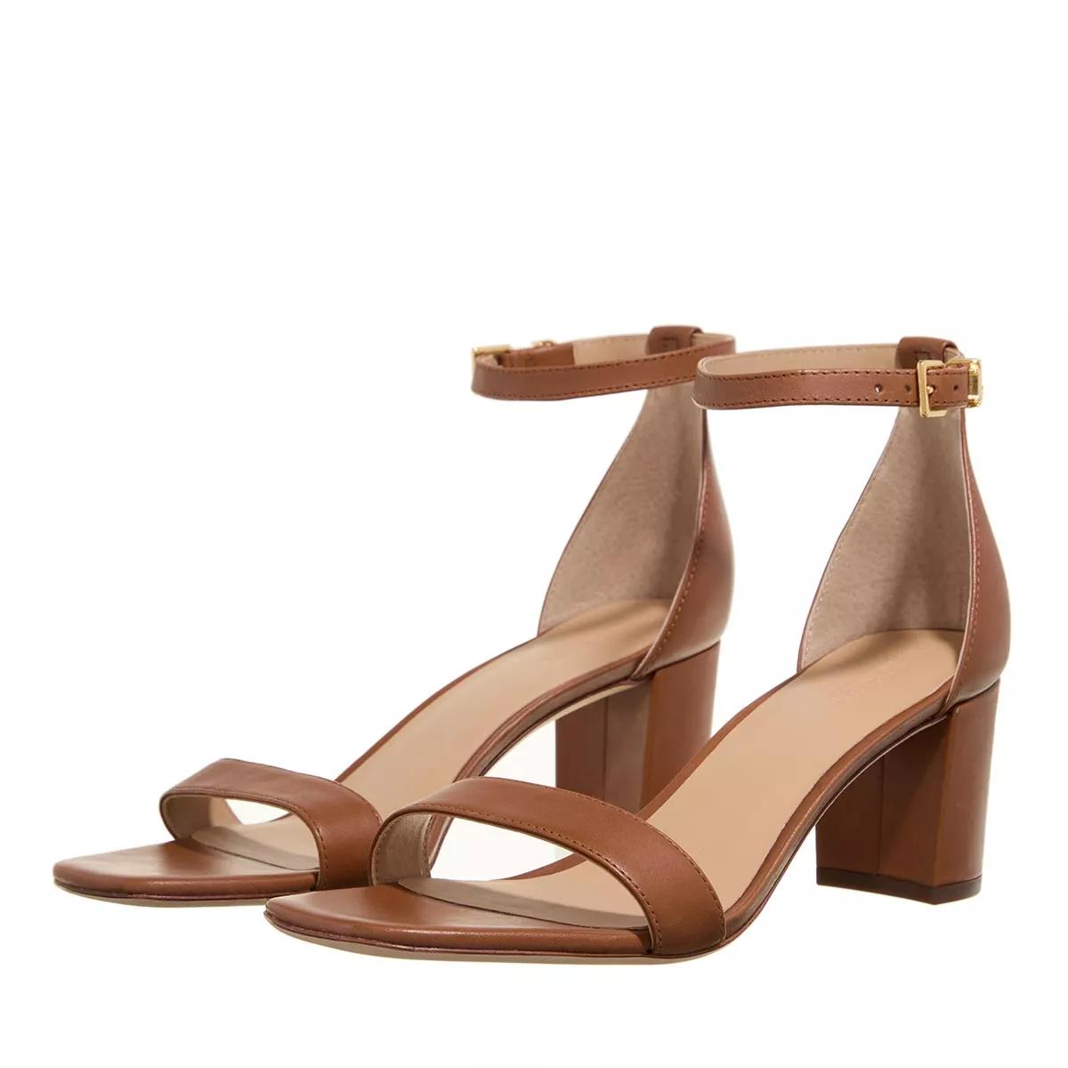 Lauren Ralph Lauren Pumps & High Heels - Logan Sandals Heel Sandal - Gr. 38,5 (EU) - in Braun - für Damen von Lauren Ralph Lauren