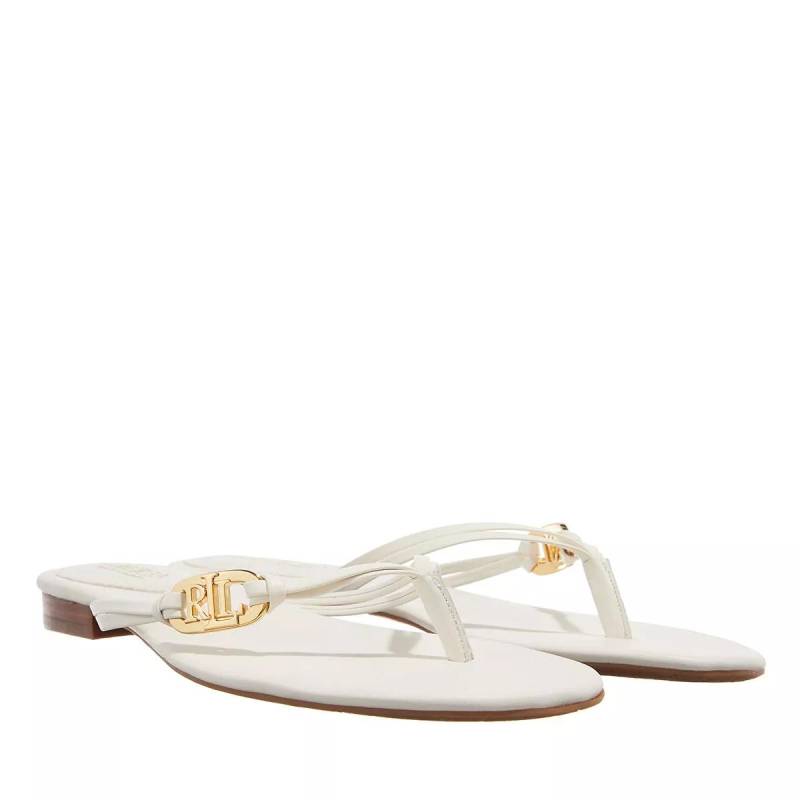 Lauren Ralph Lauren Sandalen - Emalia Sandals Flip Flop - Gr. 42 (EU) - in Creme - für Damen von Lauren Ralph Lauren