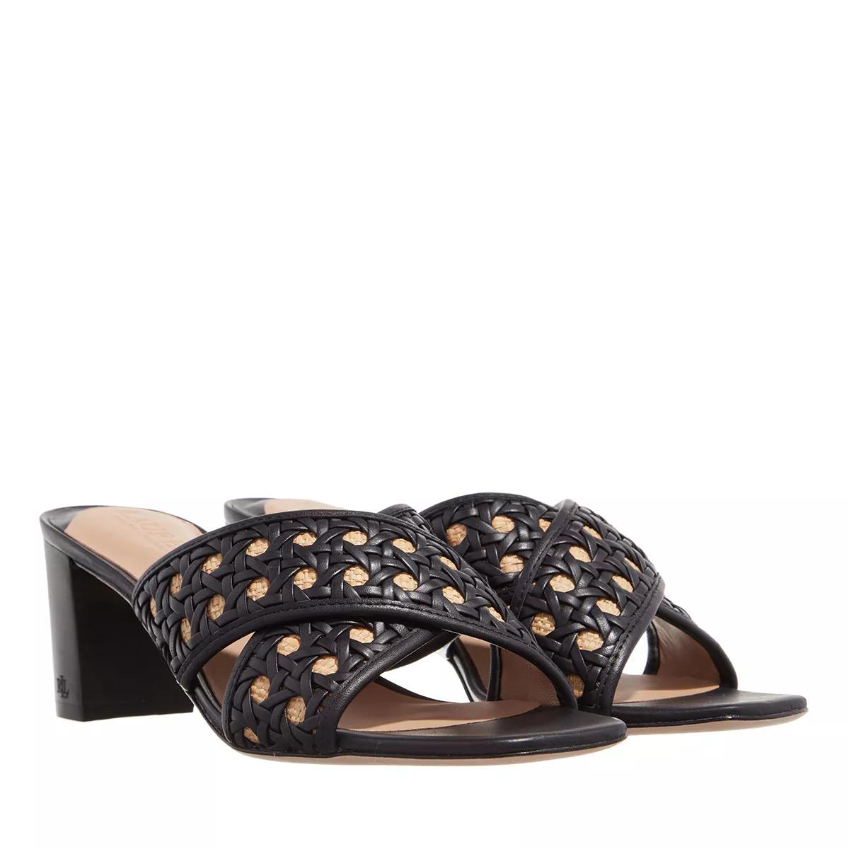 Lauren Ralph Lauren Sandalen - Freddi Cng Heel Sandal - Gr. 36 (EU) - in Schwarz - für Damen von Lauren Ralph Lauren