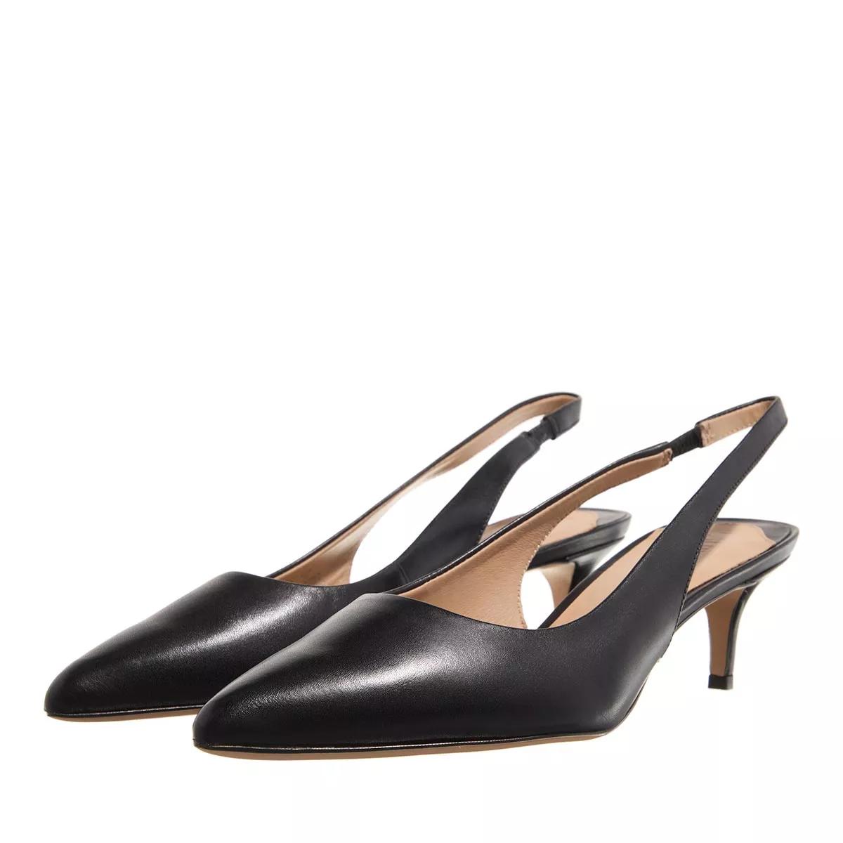 Lauren Ralph Lauren Sandaletten mit Absatz - Lolah Ii-Pumps-Slingback - Gr. 36 (EU) - in Schwarz - für Damen von Lauren Ralph Lauren