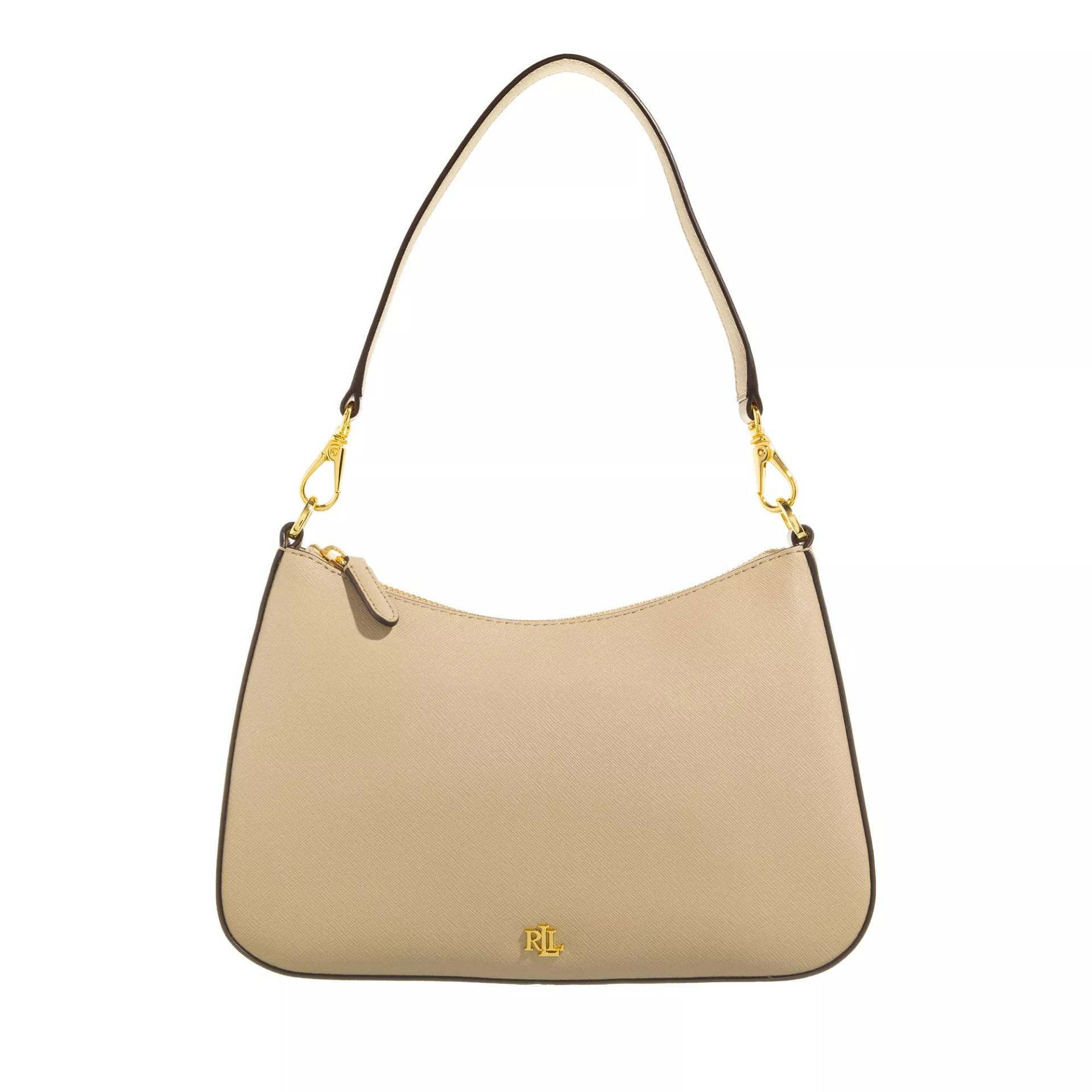 Lauren Ralph Lauren Schultertasche - Danni 26-Shoulder Bag-Medium - Gr. unisize - in Beige - für Damen von Lauren Ralph Lauren