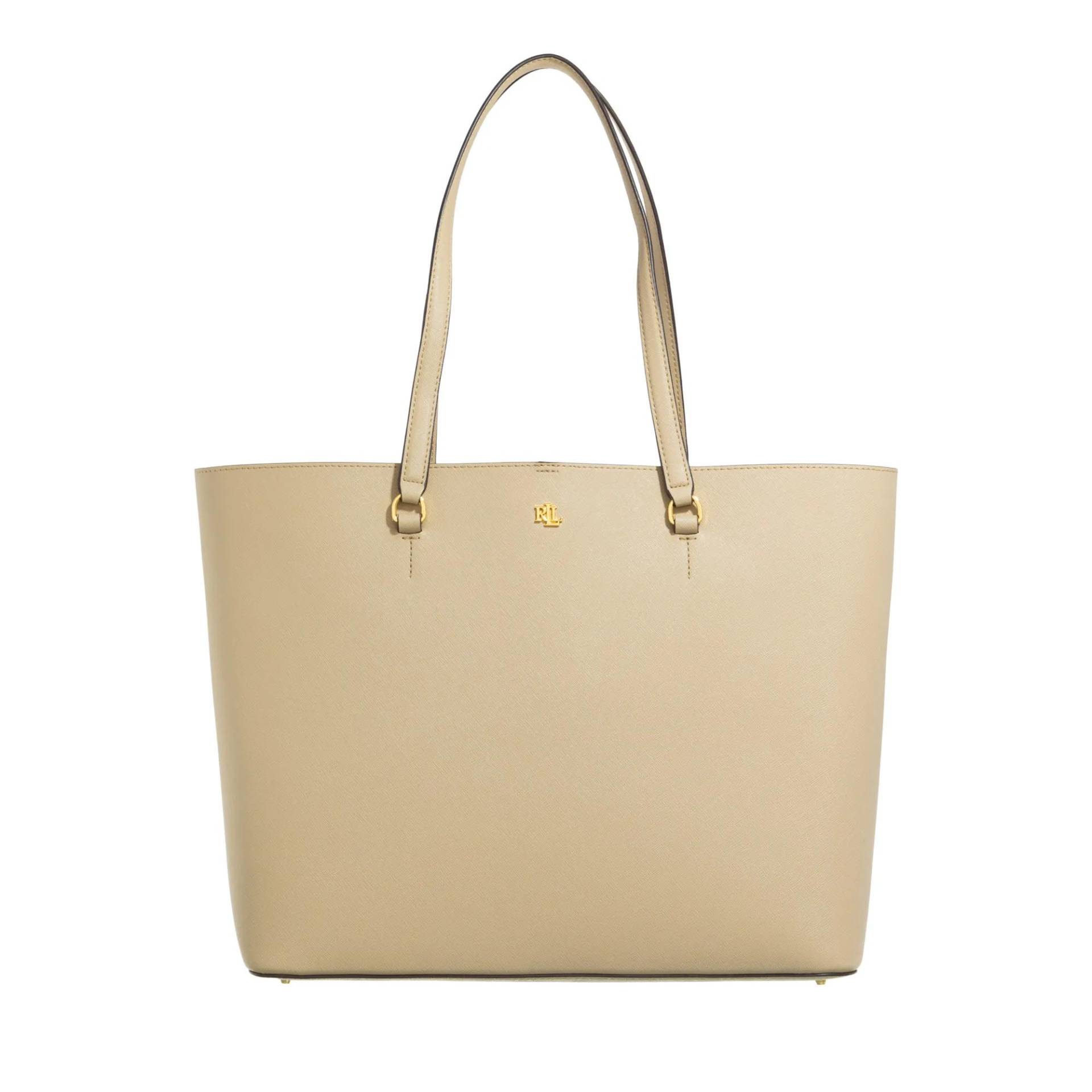 Lauren Ralph Lauren Schultertasche - Karly-Tote-Large - Gr. unisize - in Beige - für Damen von Lauren Ralph Lauren