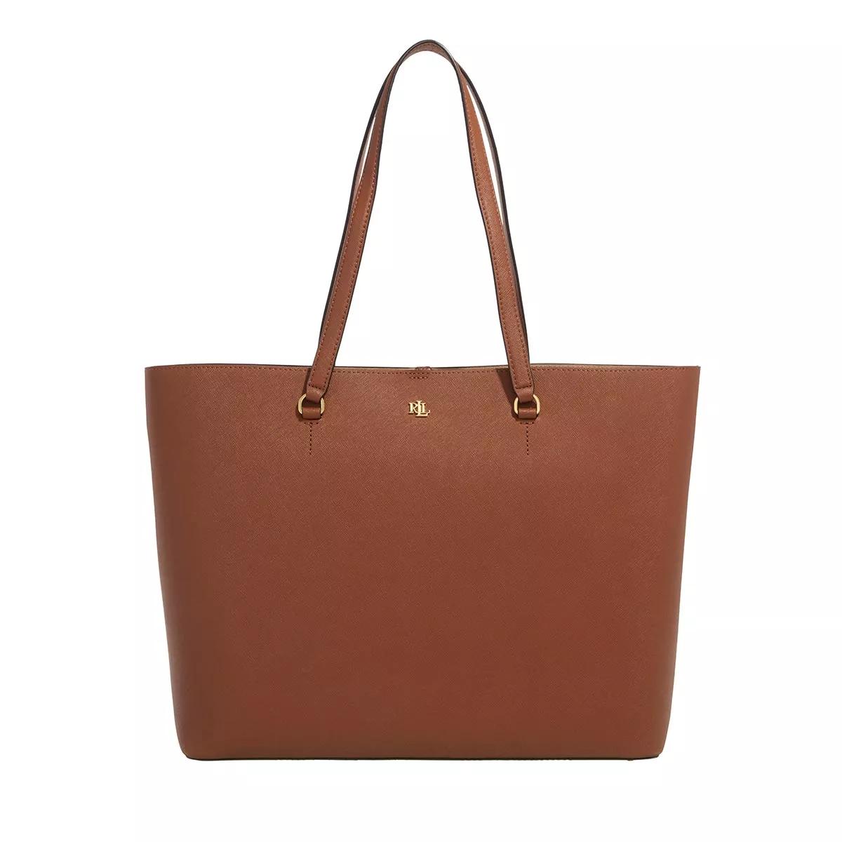 Lauren Ralph Lauren Schultertasche - Karly-Tote-Large - Gr. unisize - in Cognacbraun - für Damen von Lauren Ralph Lauren