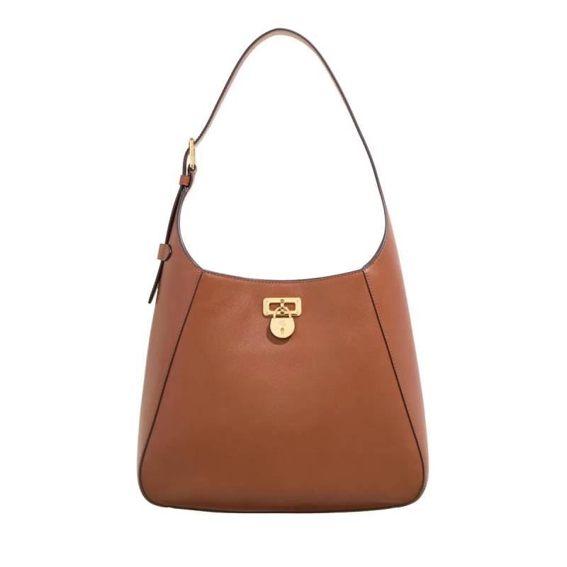 Lauren Ralph Lauren Schultertasche - Tanner Lg Sh-Shoulder Bag-Large - Gr. unisize - in Cognacbraun - für Damen von Lauren Ralph Lauren