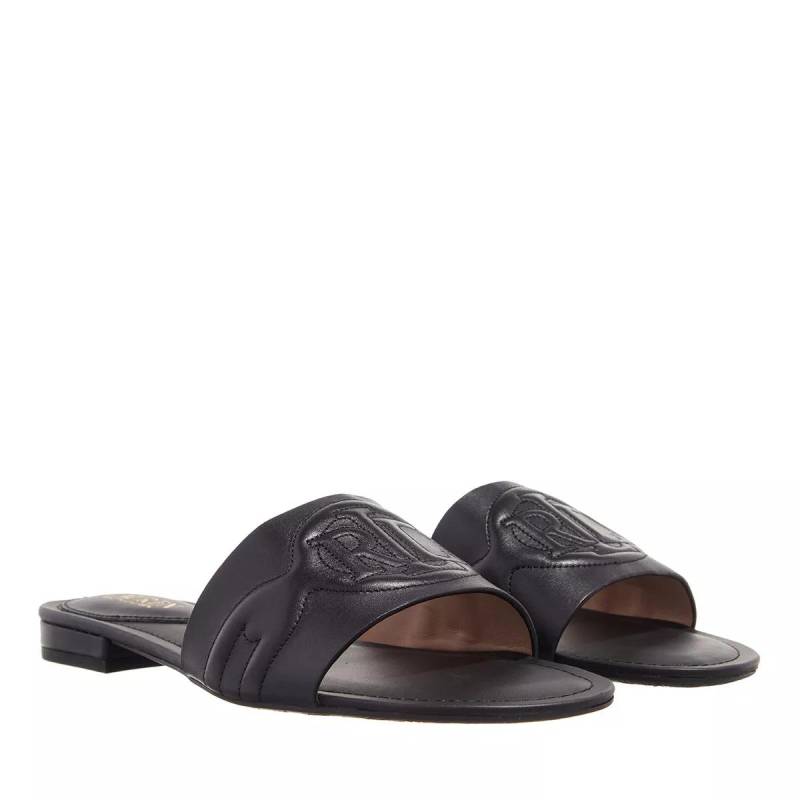 Lauren Ralph Lauren Slipper & Pantoletten - Alegra Iii Sandals Slide - Gr. 38 (EU) - in Schwarz - für Damen von Lauren Ralph Lauren