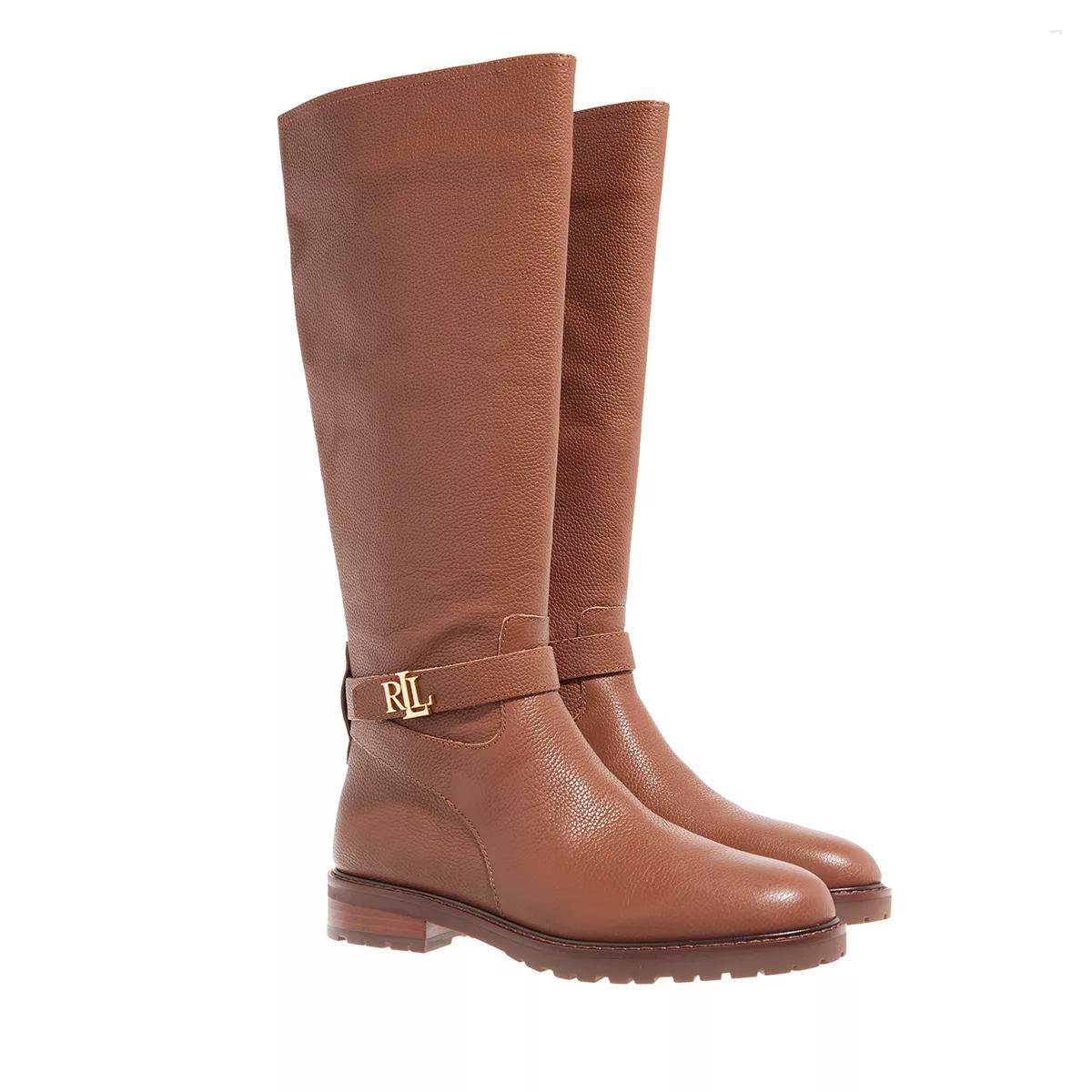 Lauren Ralph Lauren Stiefel & Boots - Hallee Tall Boot - Gr. 38 (EU) - in Braun - für Damen von Lauren Ralph Lauren