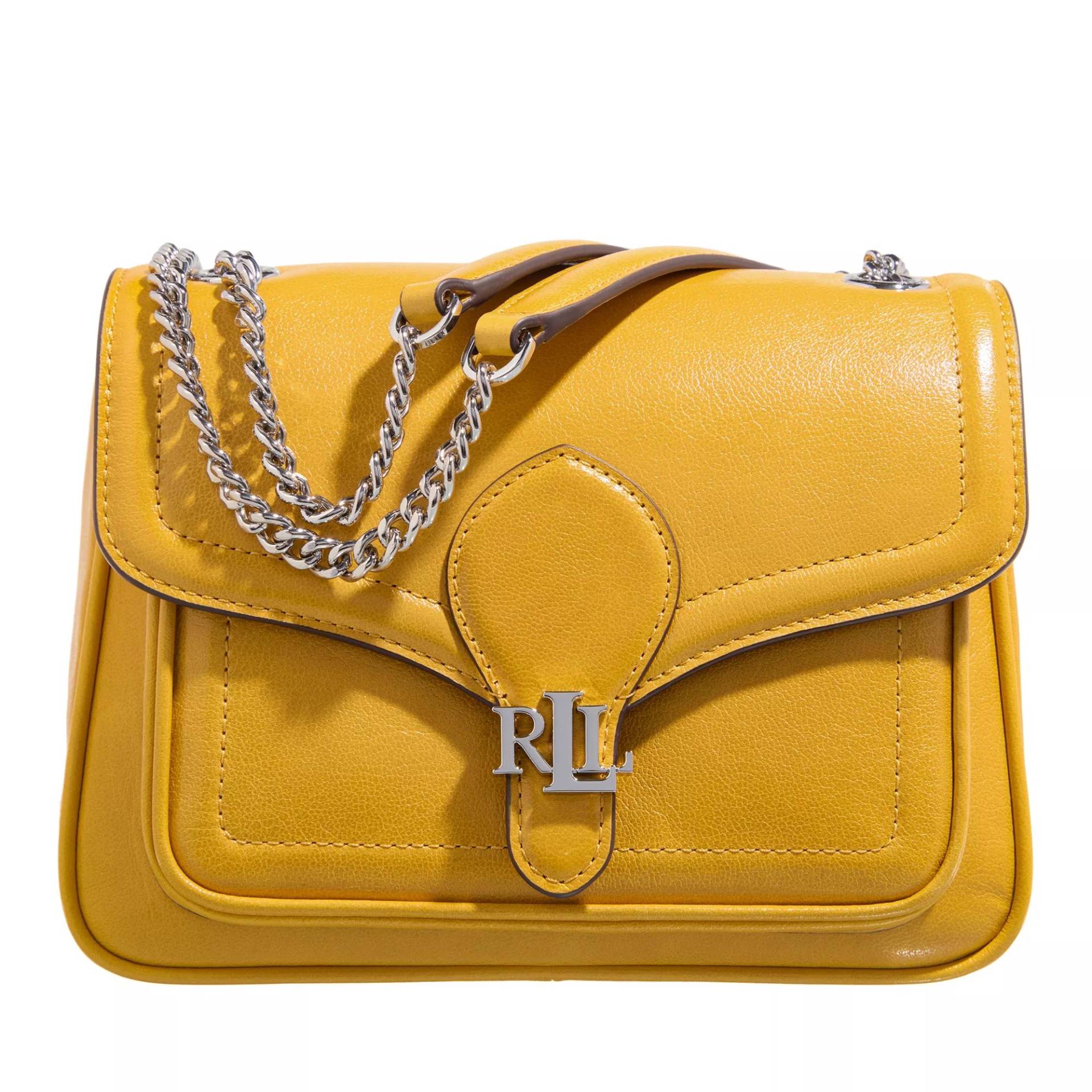 Lauren Ralph Lauren Schultertasche - Bradley Shoulder Bag Small - Gr. unisize - in Gelb - für Damen von Lauren Ralph Lauren