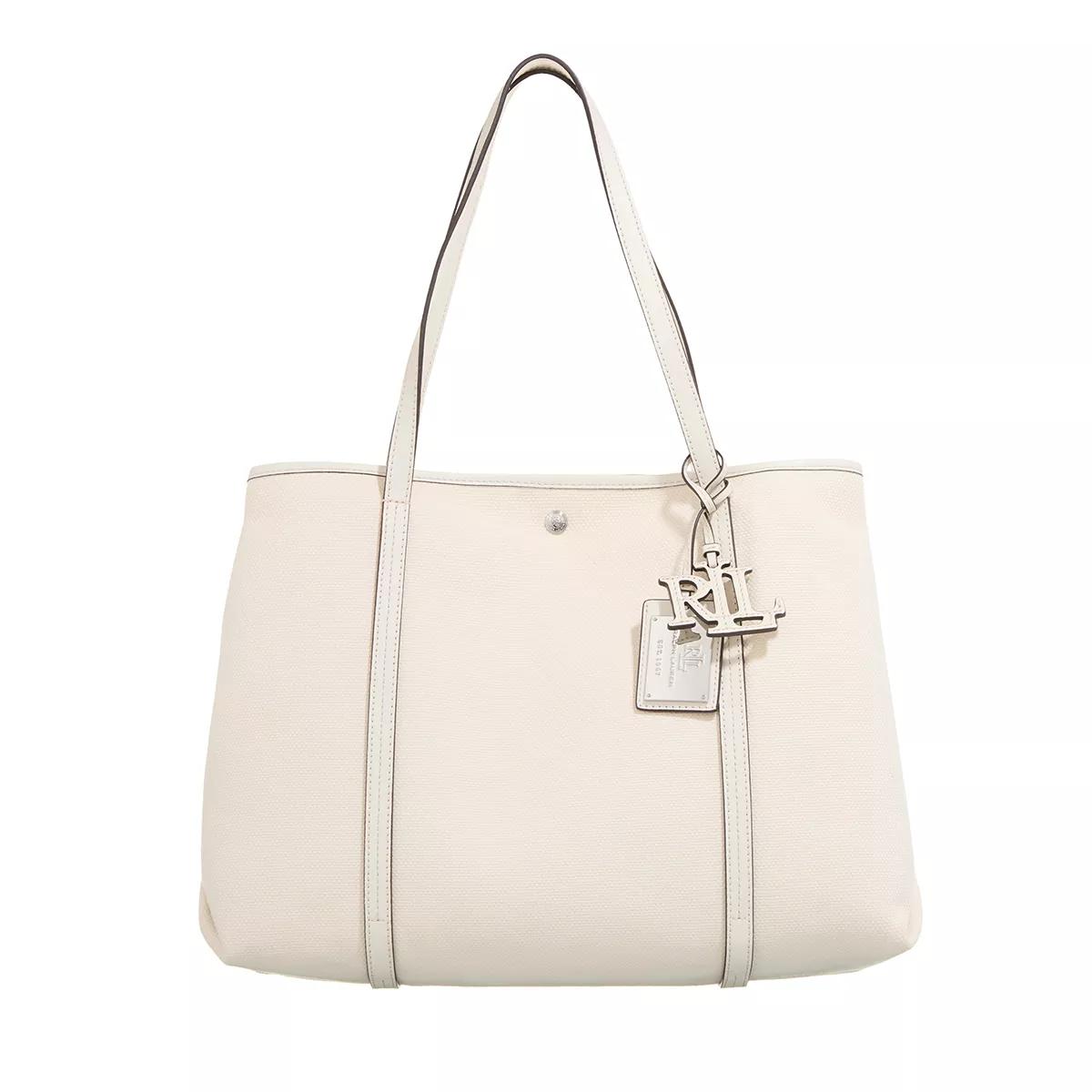 Lauren Ralph Lauren Schultertasche - Emerie Tote Tote Extra Large - Gr. unisize - in Creme - für Damen von Lauren Ralph Lauren