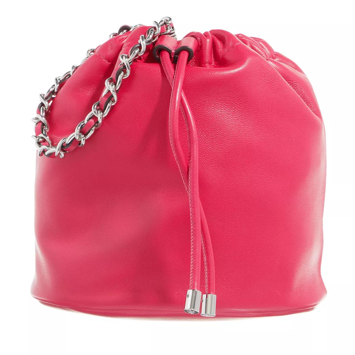 Lauren Ralph Lauren Umhängetasche - Emmy 19 Bucket Bag Medium - Gr. unisize - in Rosa - für Damen von Lauren Ralph Lauren