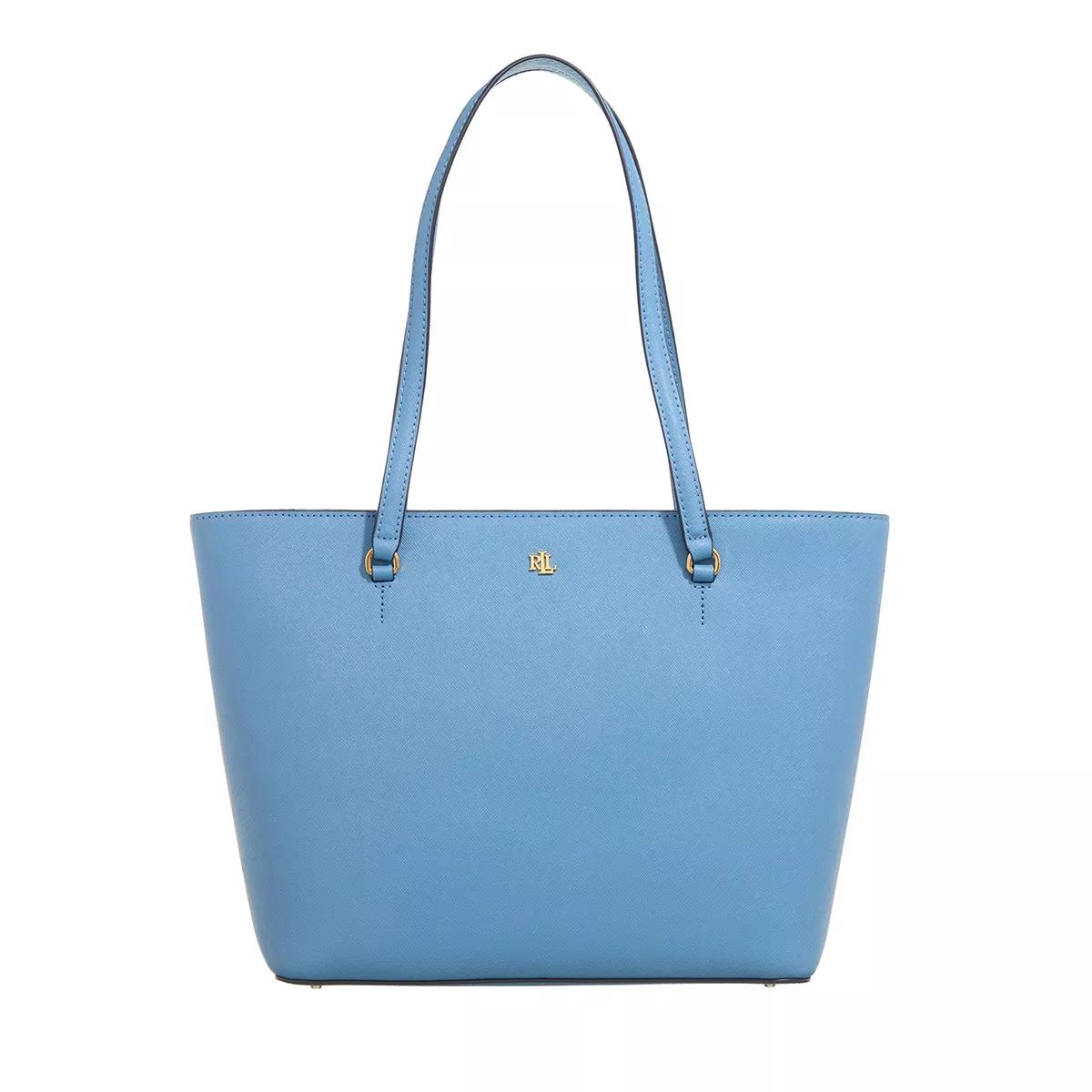 Lauren Ralph Lauren Schultertasche - Karly Shpper Tote Medium - Gr. unisize - in Blau - für Damen von Lauren Ralph Lauren