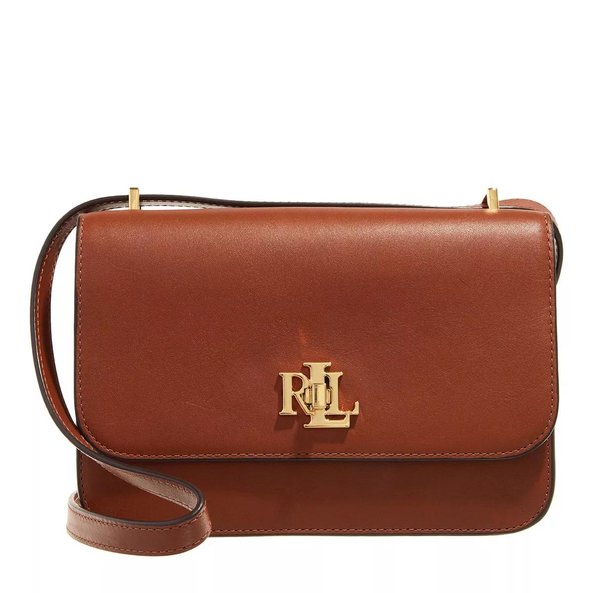 Lauren Ralph Lauren Schultertasche - Sophee 22-Shoulder Bag-Medium - Gr. unisize - in Cognacbraun - für Damen von Lauren Ralph Lauren