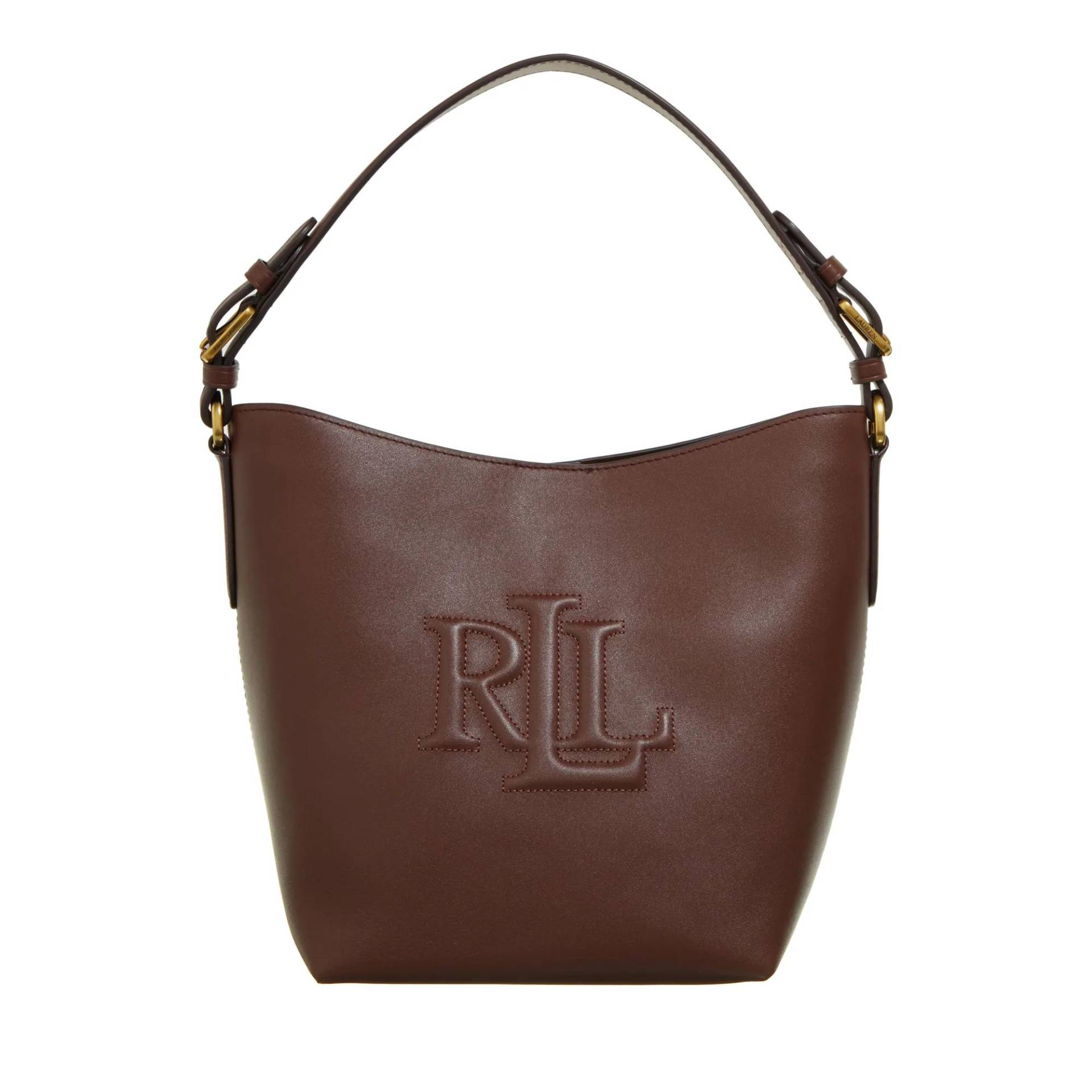 Lauren Ralph Lauren Schultertasche - Witley Bucket Bag Medium - Gr. unisize - in Braun - für Damen von Lauren Ralph Lauren