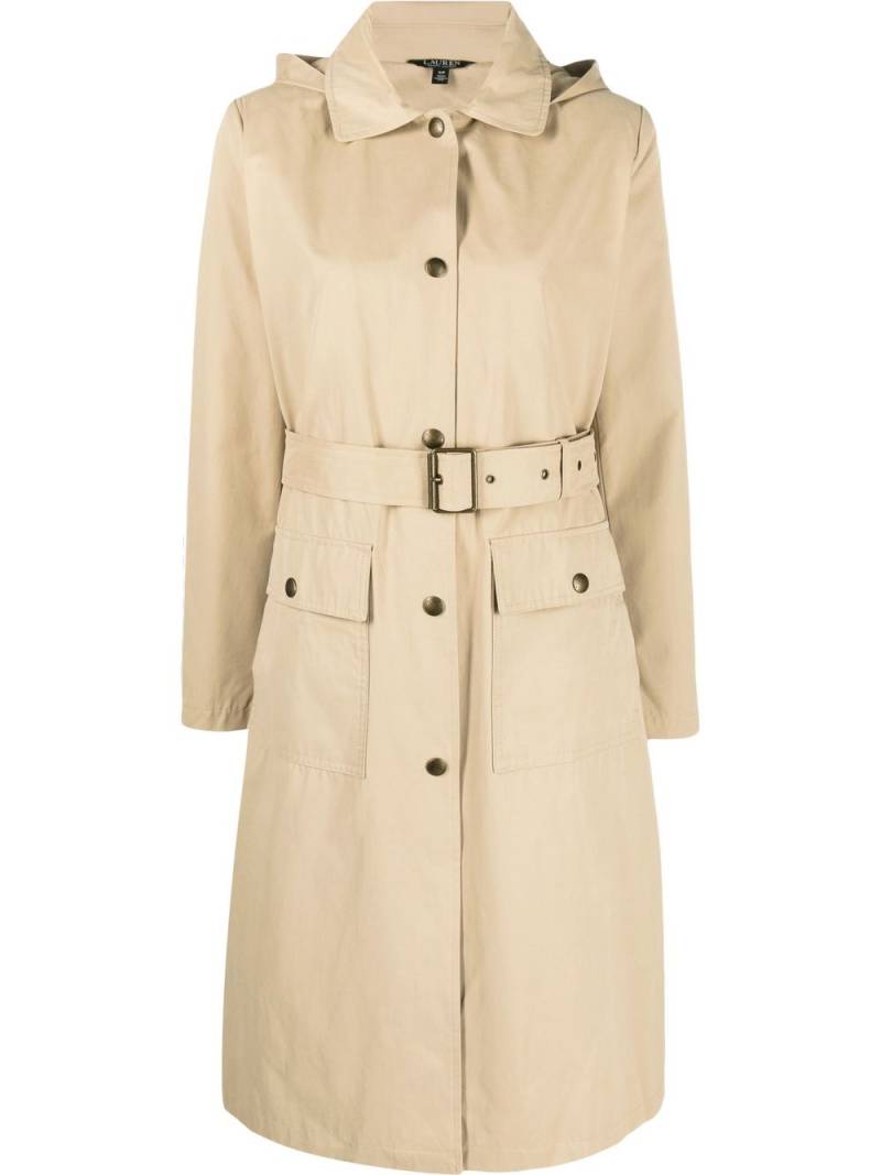 Lauren Ralph Lauren belted mid-length trench coat - Neutrals von Lauren Ralph Lauren