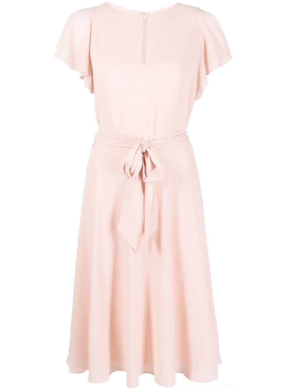 Lauren Ralph Lauren belted midi dress - Pink von Lauren Ralph Lauren