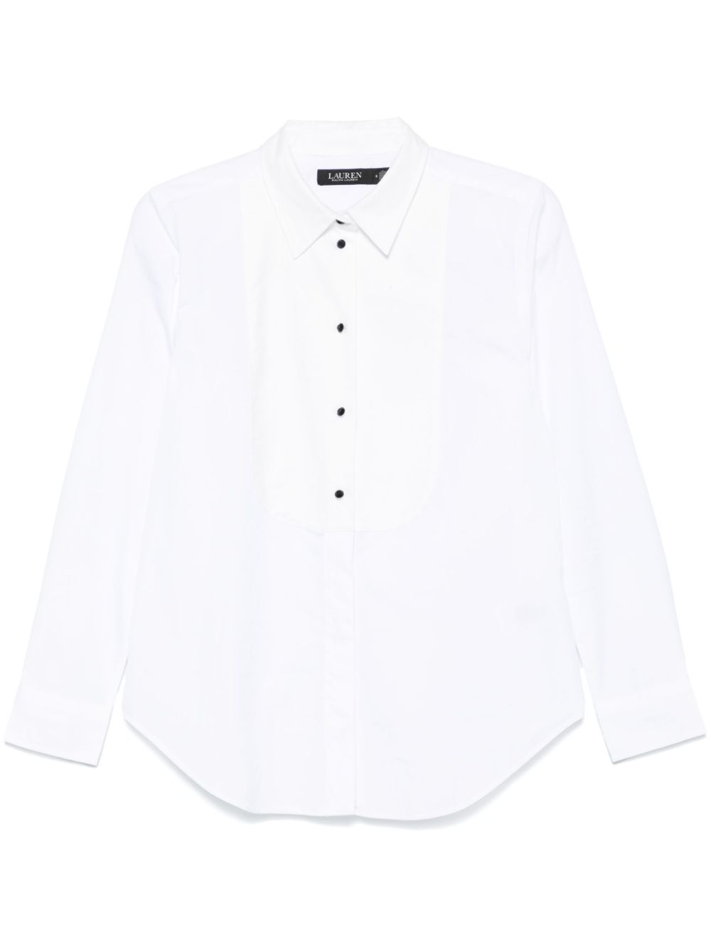 Lauren Ralph Lauren bib-panel shirt - White von Lauren Ralph Lauren