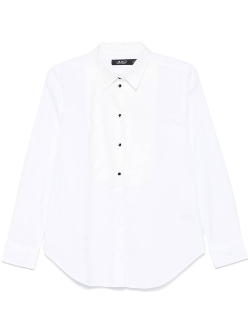 Lauren Ralph Lauren bib-panel shirt - White von Lauren Ralph Lauren