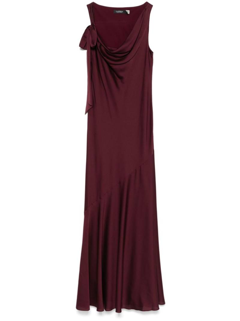 Lauren Ralph Lauren bow-detail maxi dress - Red von Lauren Ralph Lauren