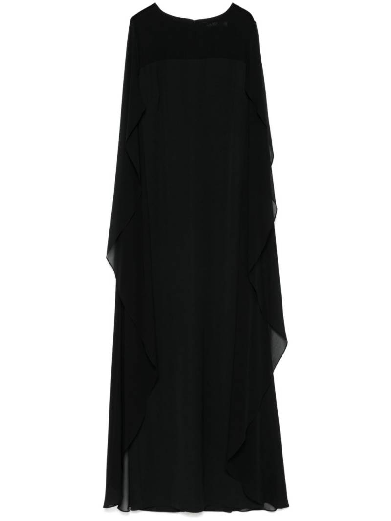 Lauren Ralph Lauren cape georgette gown - Black von Lauren Ralph Lauren